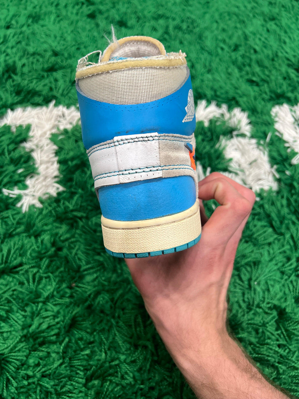 Jordan 1 High Off-White University Blue (Preowned 4M)