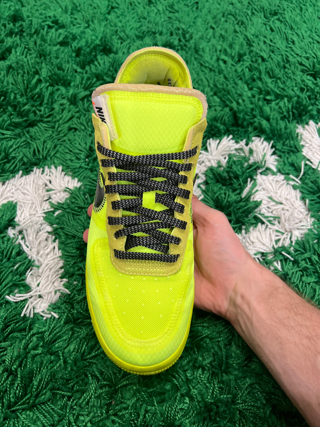 Nike Air Force 1 Low Off-White Volt (Preowned 8.5M)