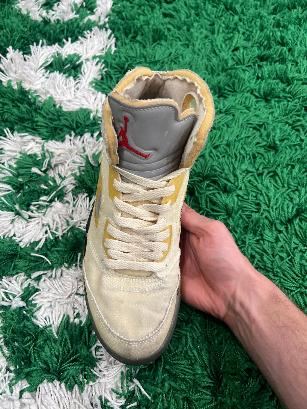 Jordan 5 Off-White Sail (Preowned 8M)