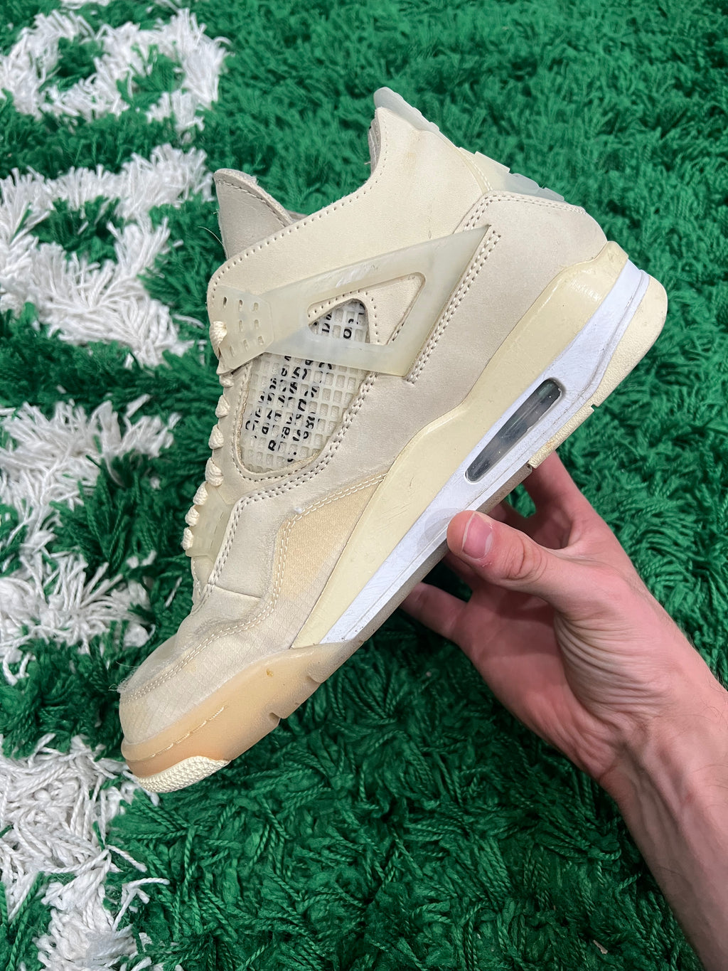 Jordan 4 Off-White Sail (Women's) (Preowned 8M/9.5W)