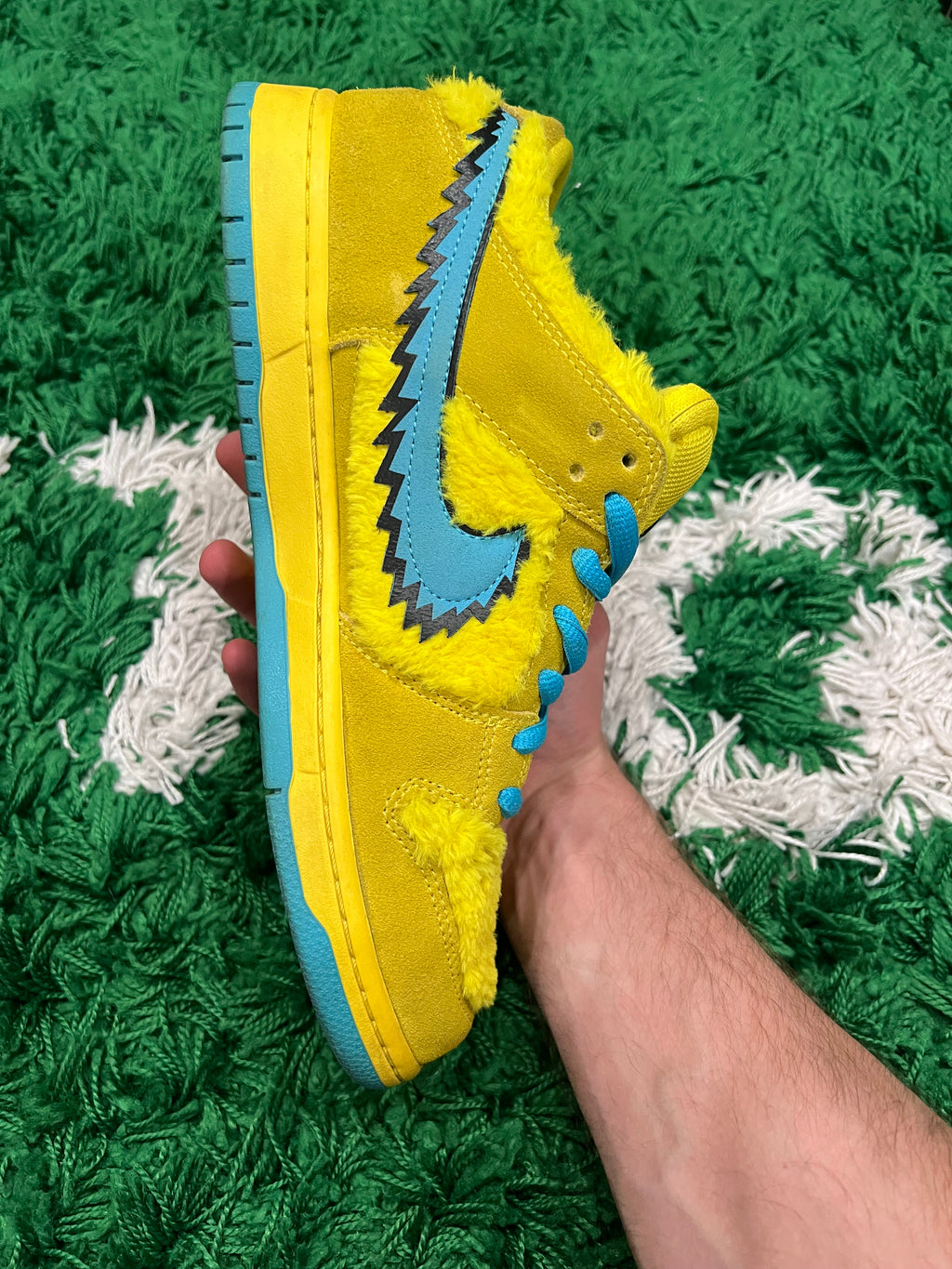 Nike SB Dunk Low Grateful Dead Bears Opti Yellow (Preowned 10.5M)