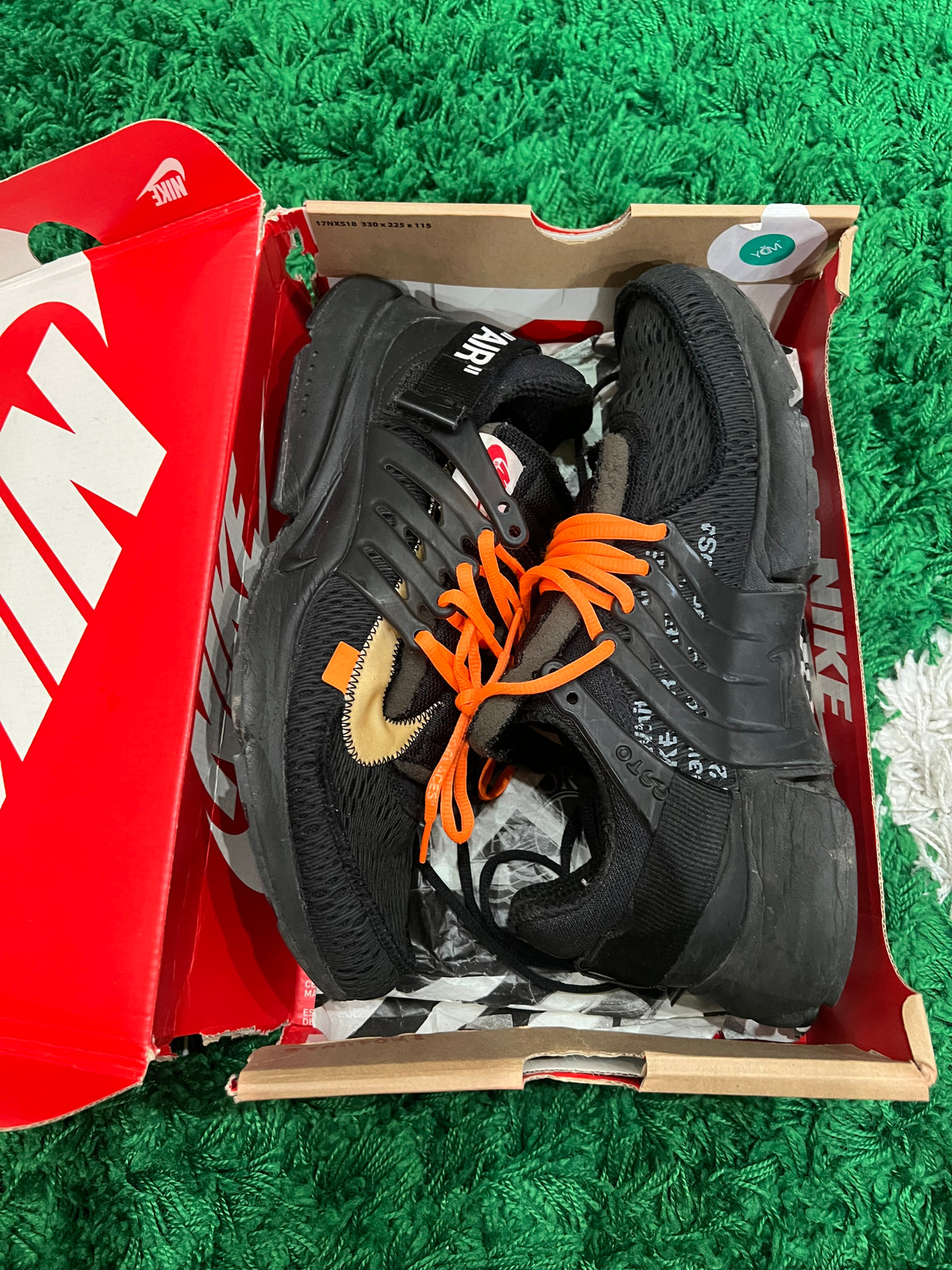 Nike Air Presto Off-White Black (2018) (Preowned 11M)