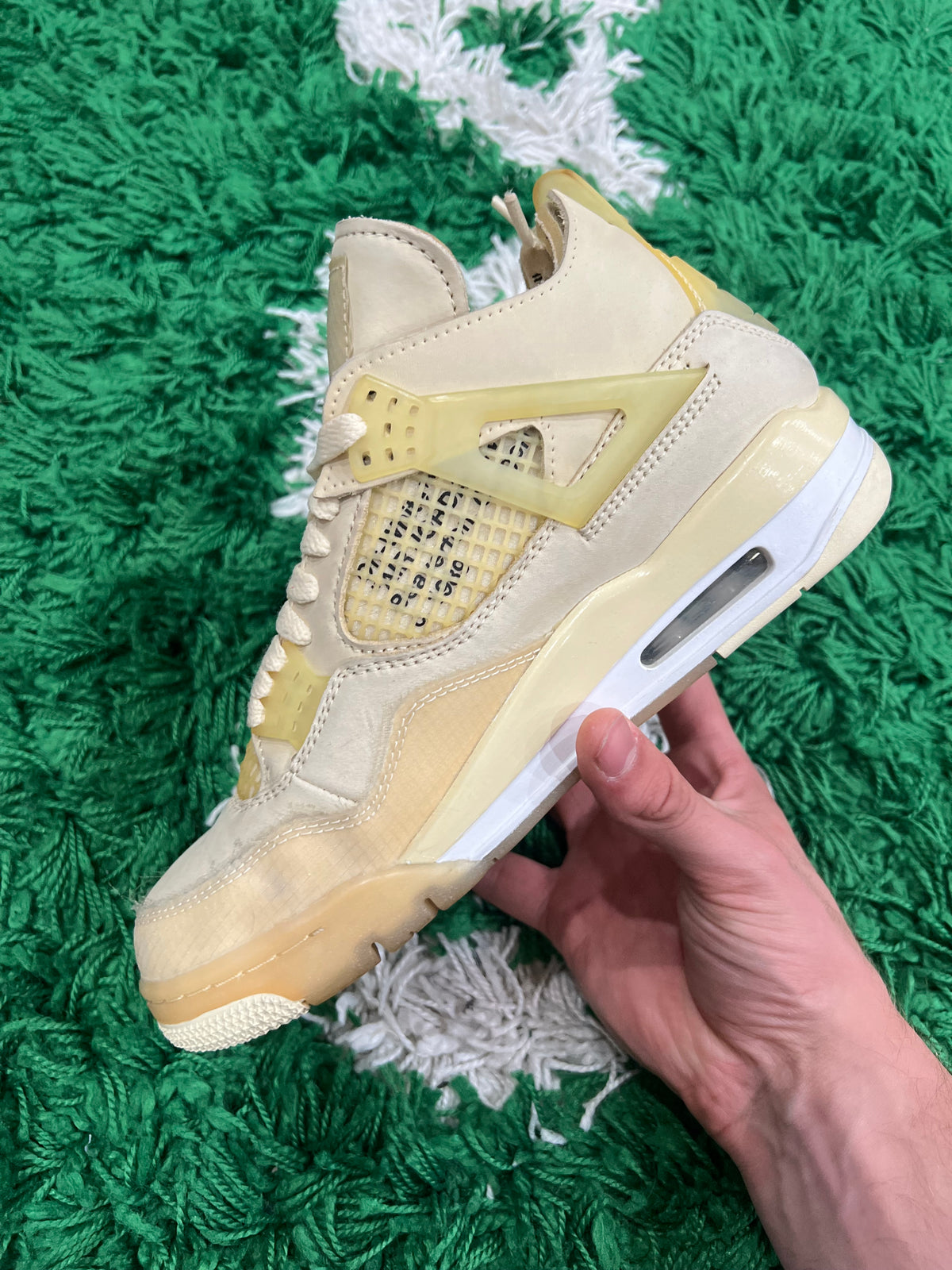 Jordan 4 Off-White Sail (Women's) (Preowned 5.5M/7W)