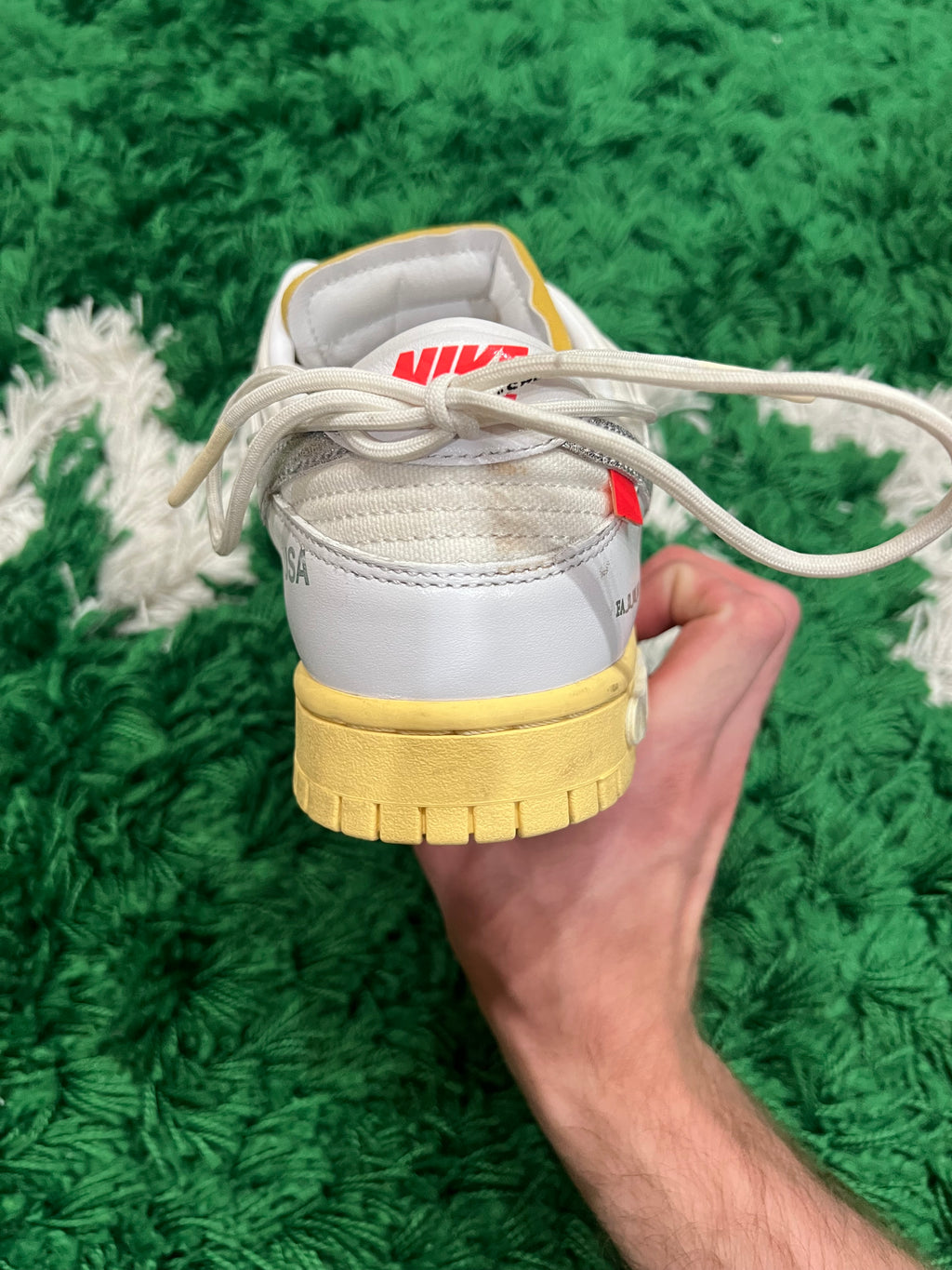 Nike Dunk Low Off-White Lot 1 (Preowned 8M)