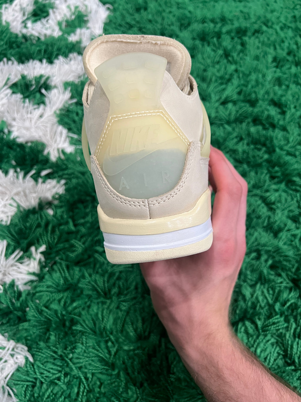 Jordan 4 Off-White Sail (Women's) (Preowned 4.5M/6W)
