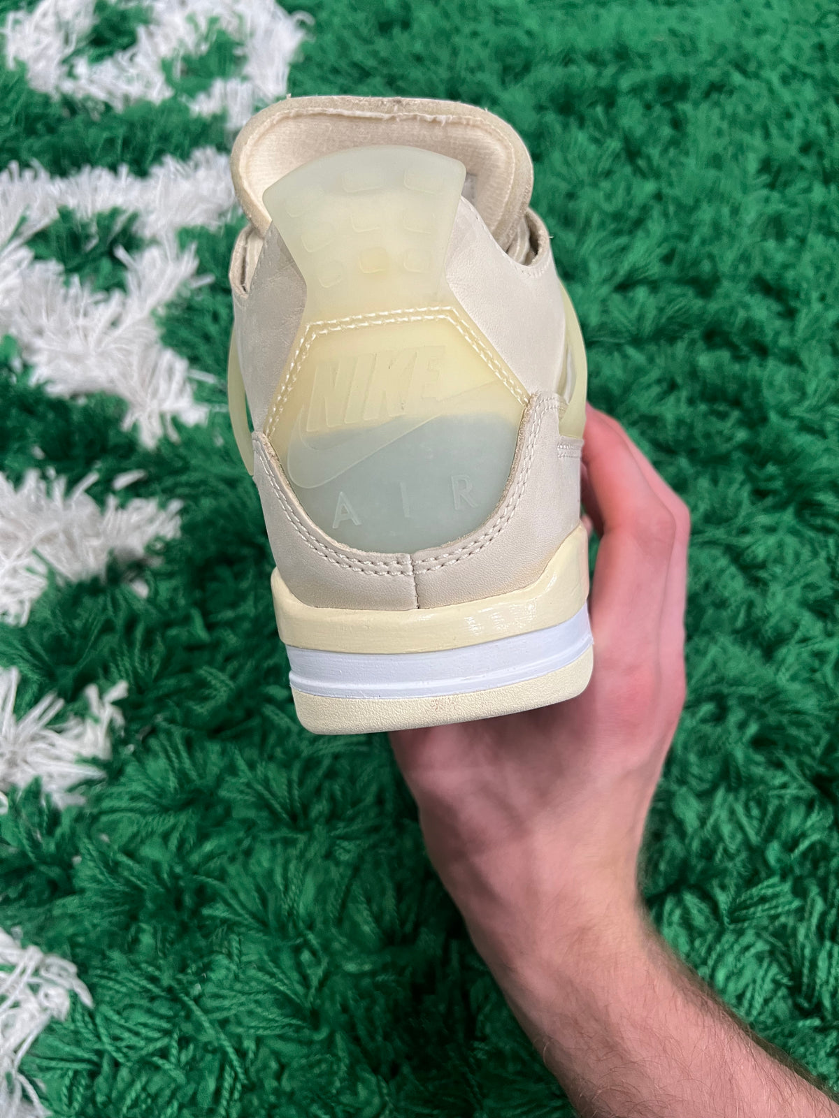 Jordan 4 Off-White Sail (Women's) (Preowned 4.5M/6W)