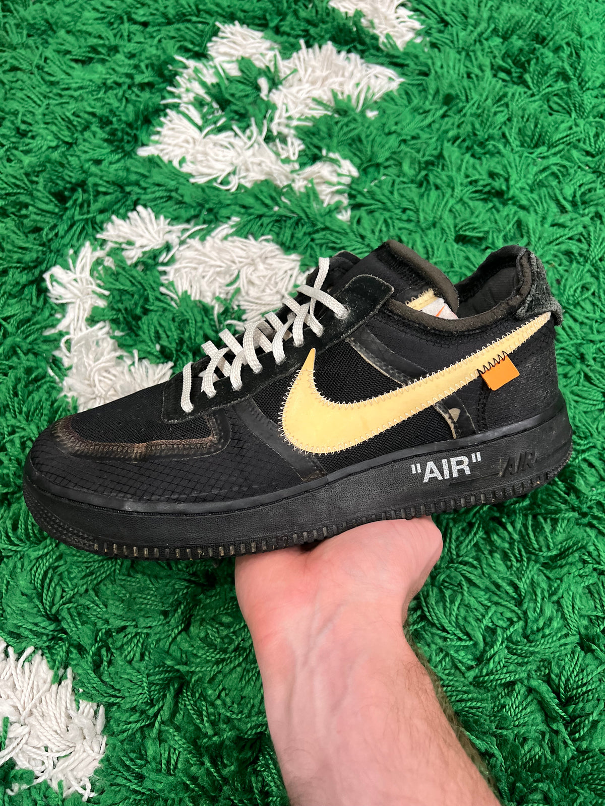 Nike Air Force 1 Low Off-White Black White (Preowned 8.5M)