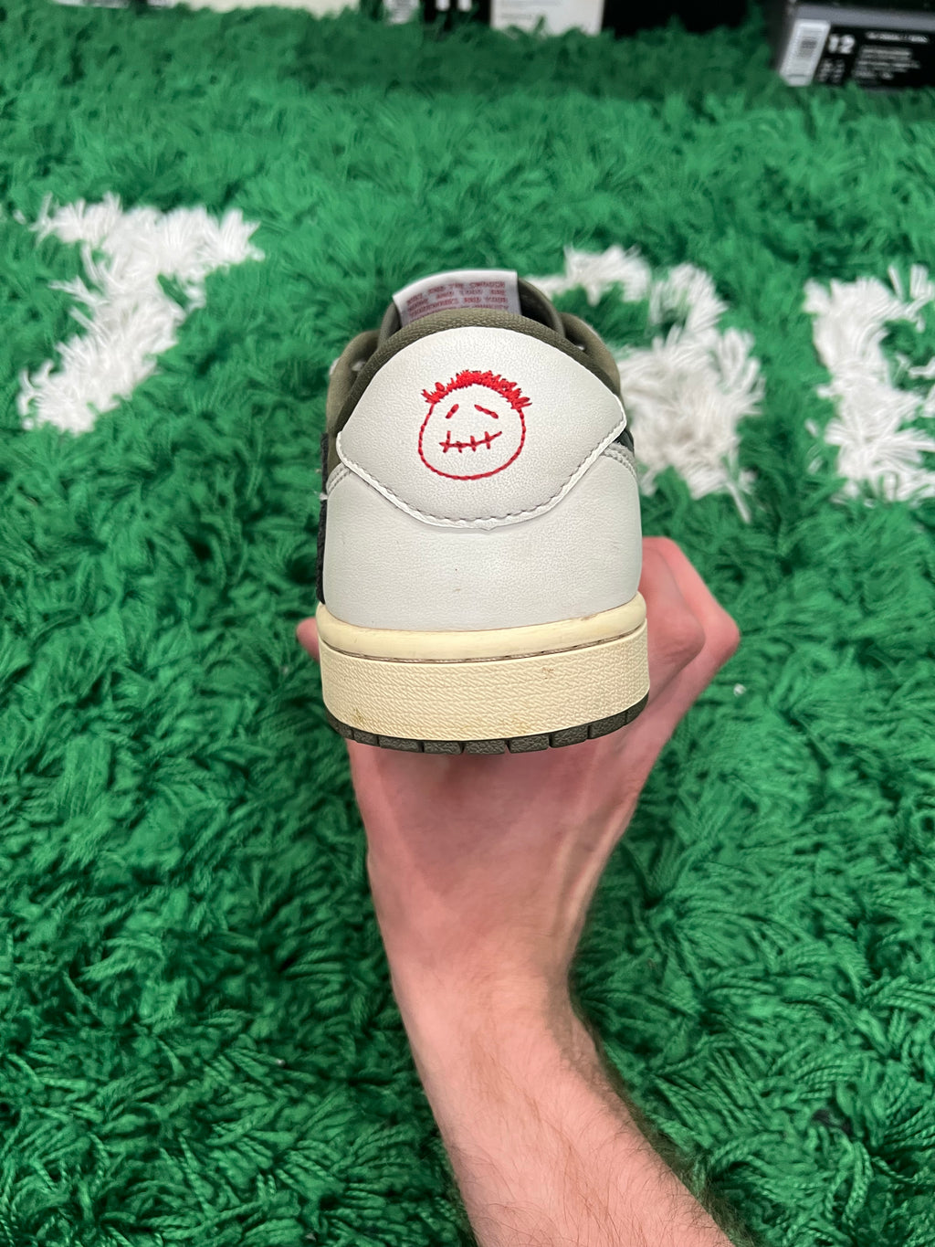 Jordan 1 Low Travis Scott Medium Olive (Pre-Owned 8.5M)