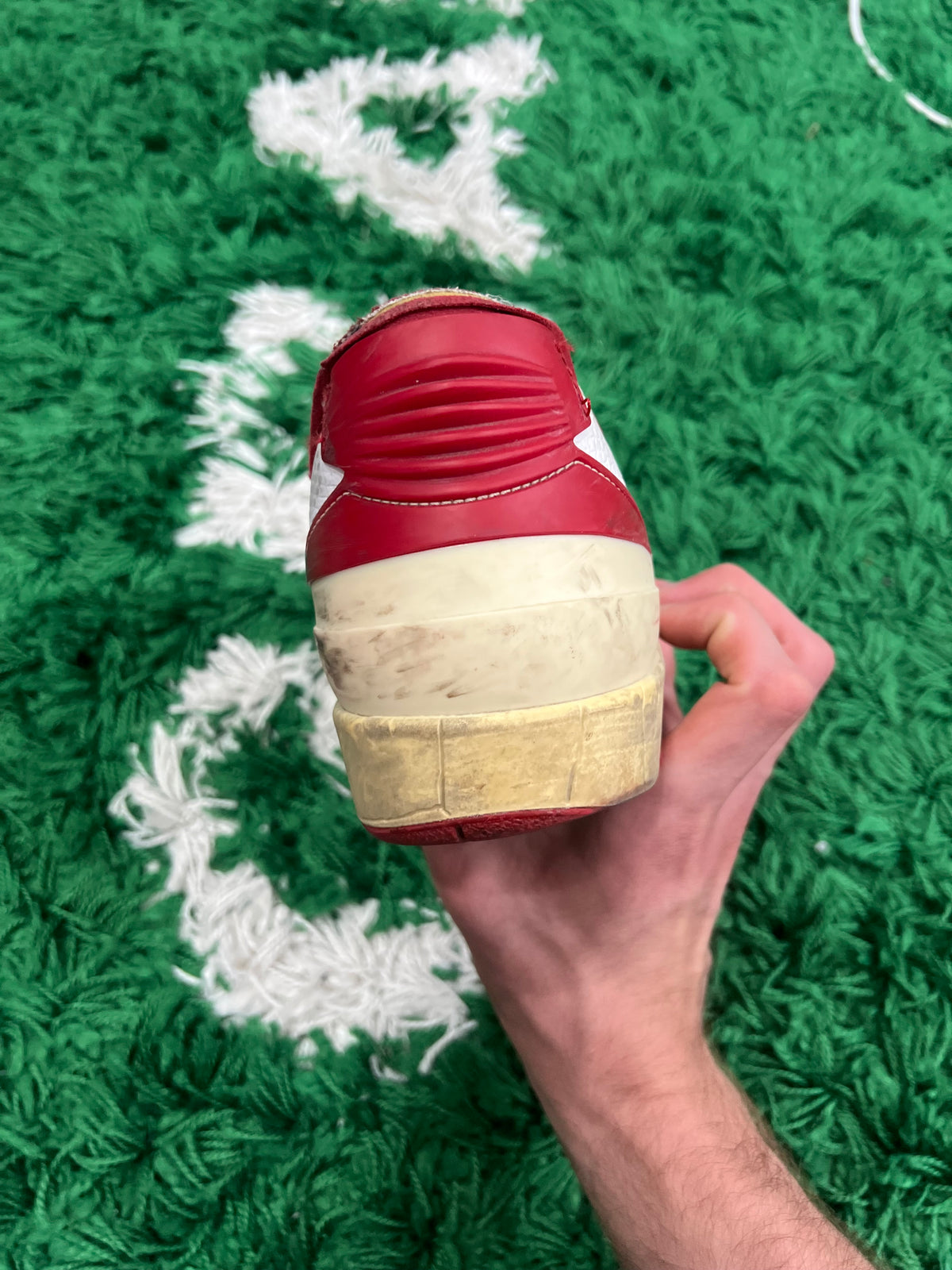 Jordan 2 Low Off-White White Red (Preowned 7.5M)