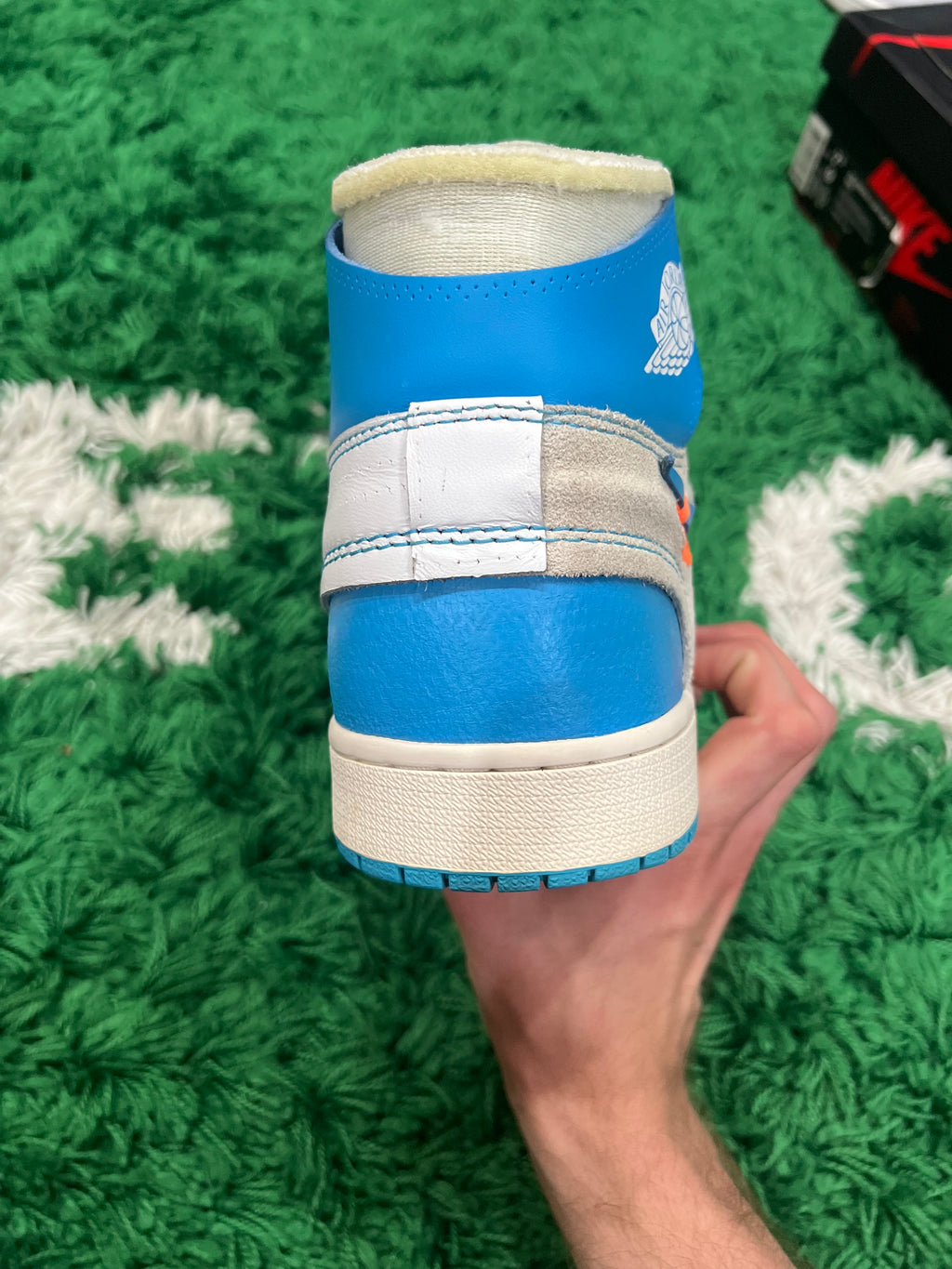 Jordan 1 High Off-White University Blue (Preowned 12M)
