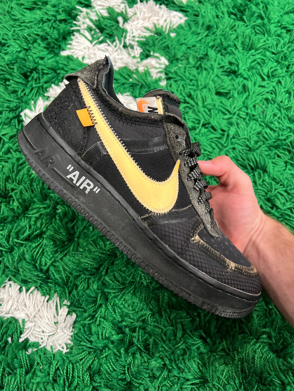 Nike Air Force 1 Low Off-White Black White (Preowned 8.5M)
