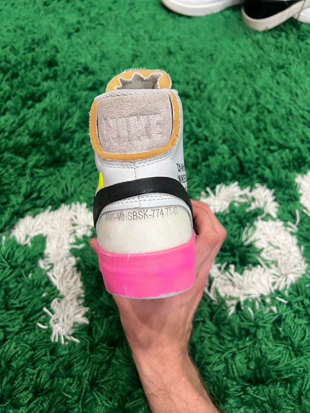 Nike Blazer Mid Off-White Wolf Grey Serena Queen (Preowned 8.5M)