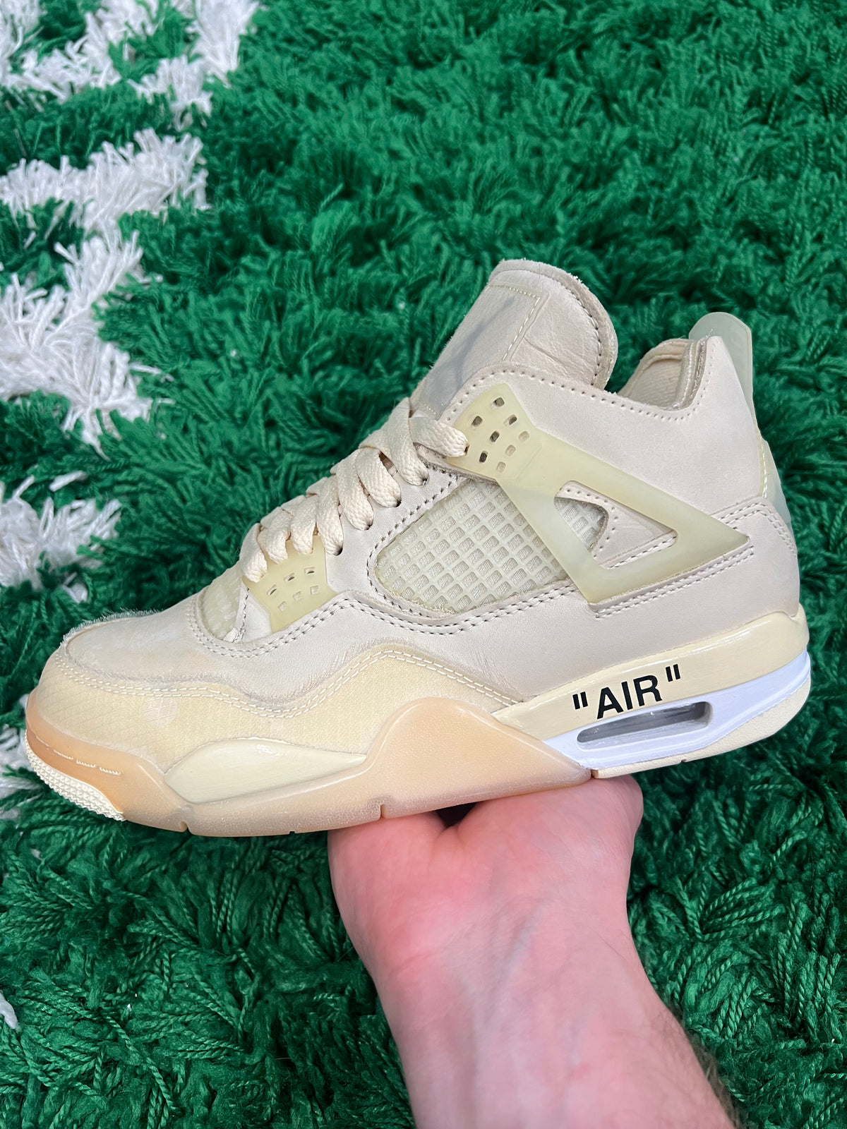 Jordan 4 Off-White Sail (Women's) (Preowned 4.5M/6W)