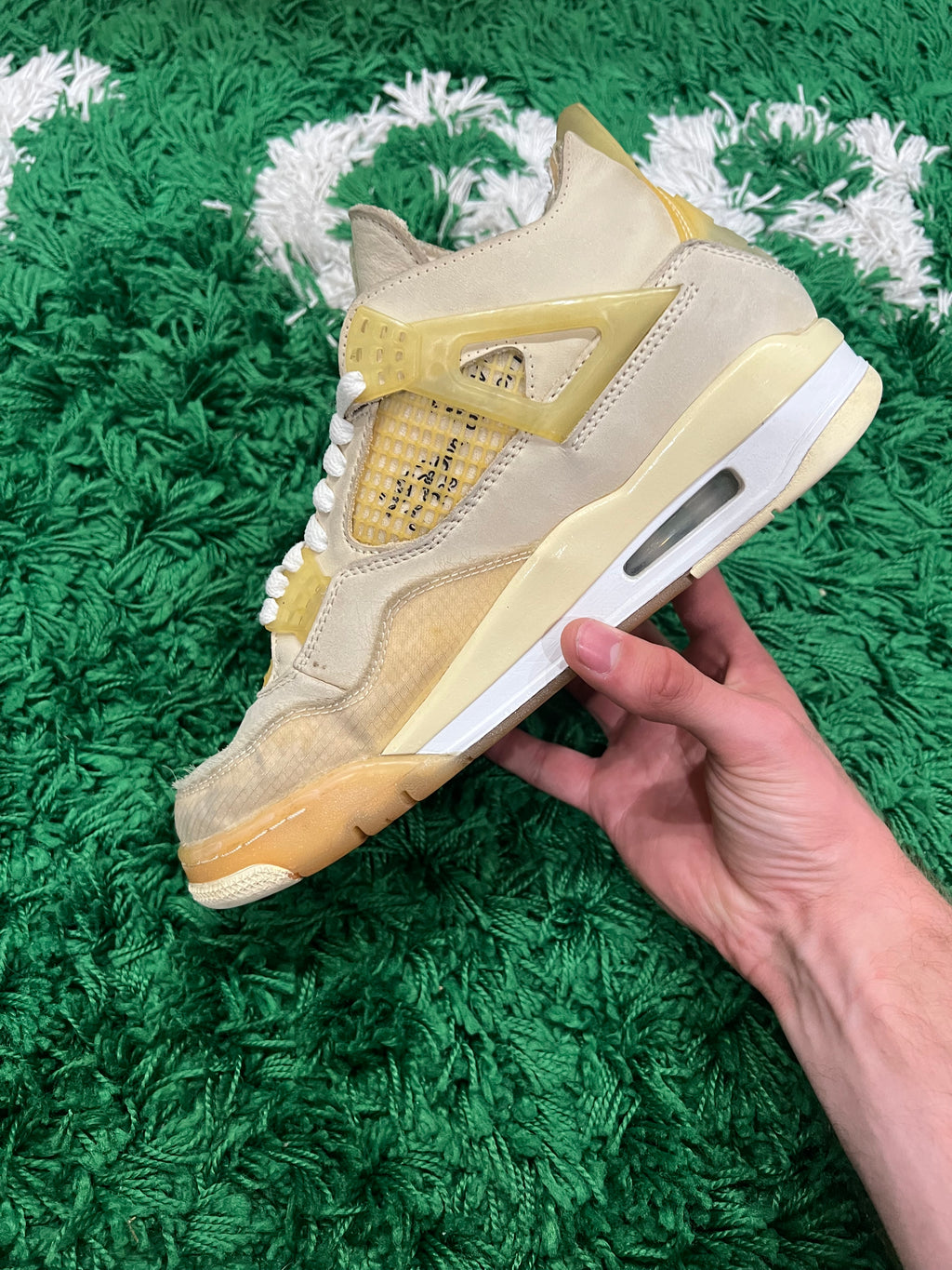 Jordan 4 Off-White Sail (Women's) (Preowned 7.5M/9W)