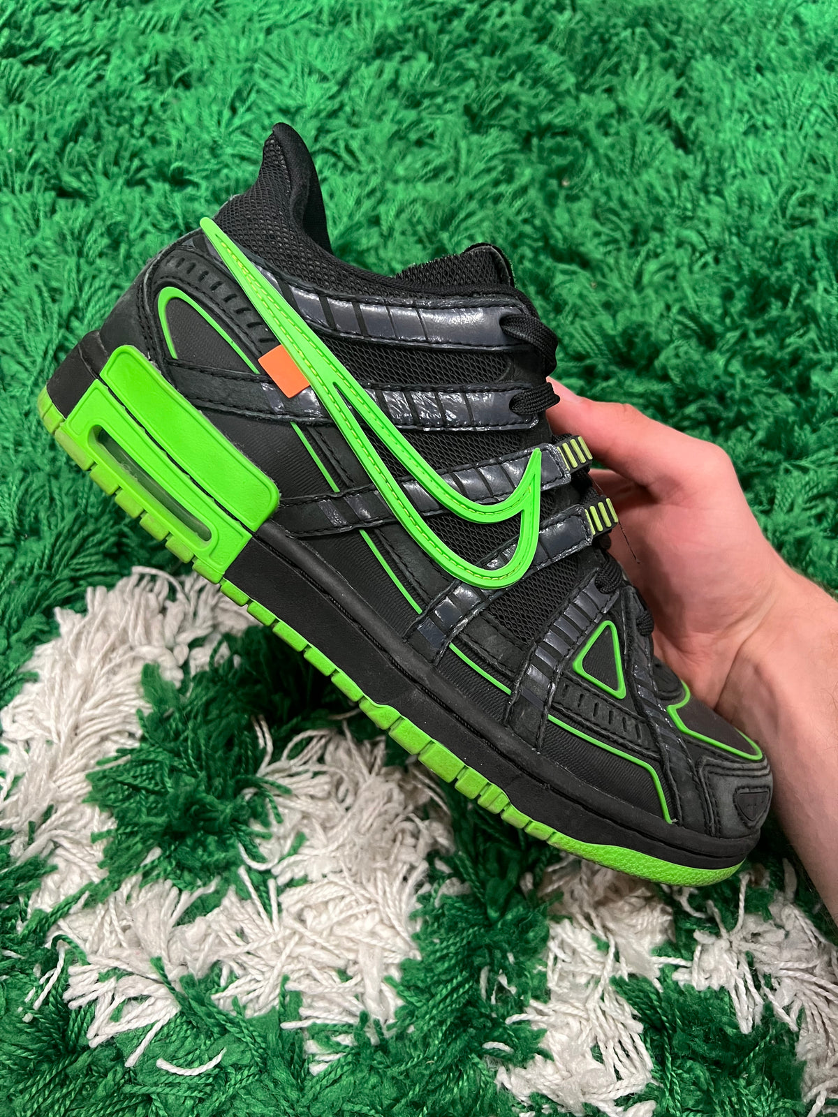 Nike Air Rubber Dunk Off-White Green Strike (Pre-Owned 8M)