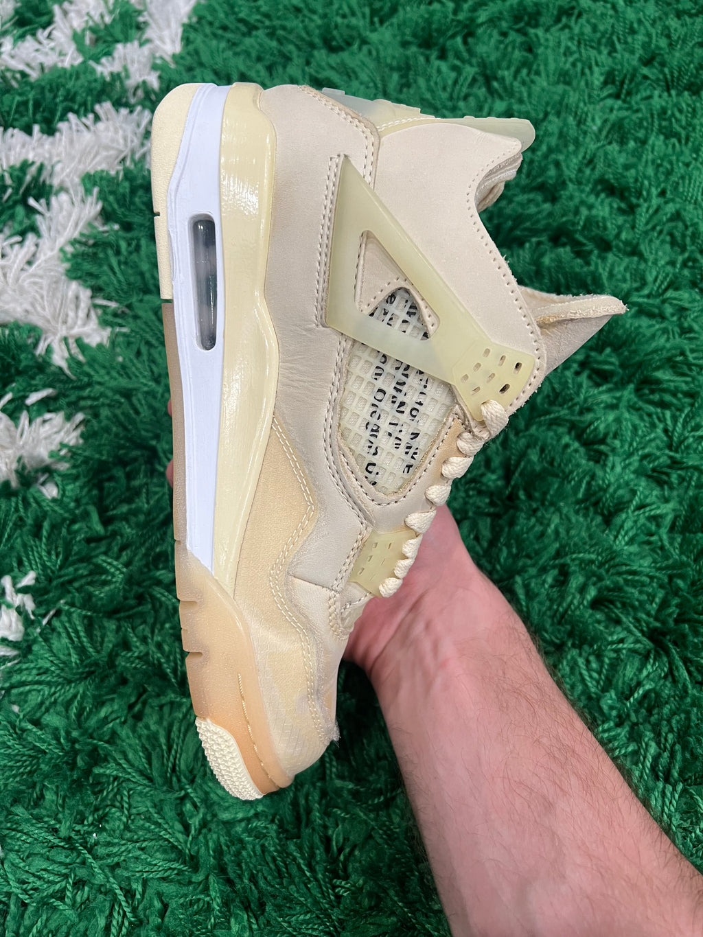 Jordan 4 Off-White Sail (Women's) (Preowned 4.5M/6W)