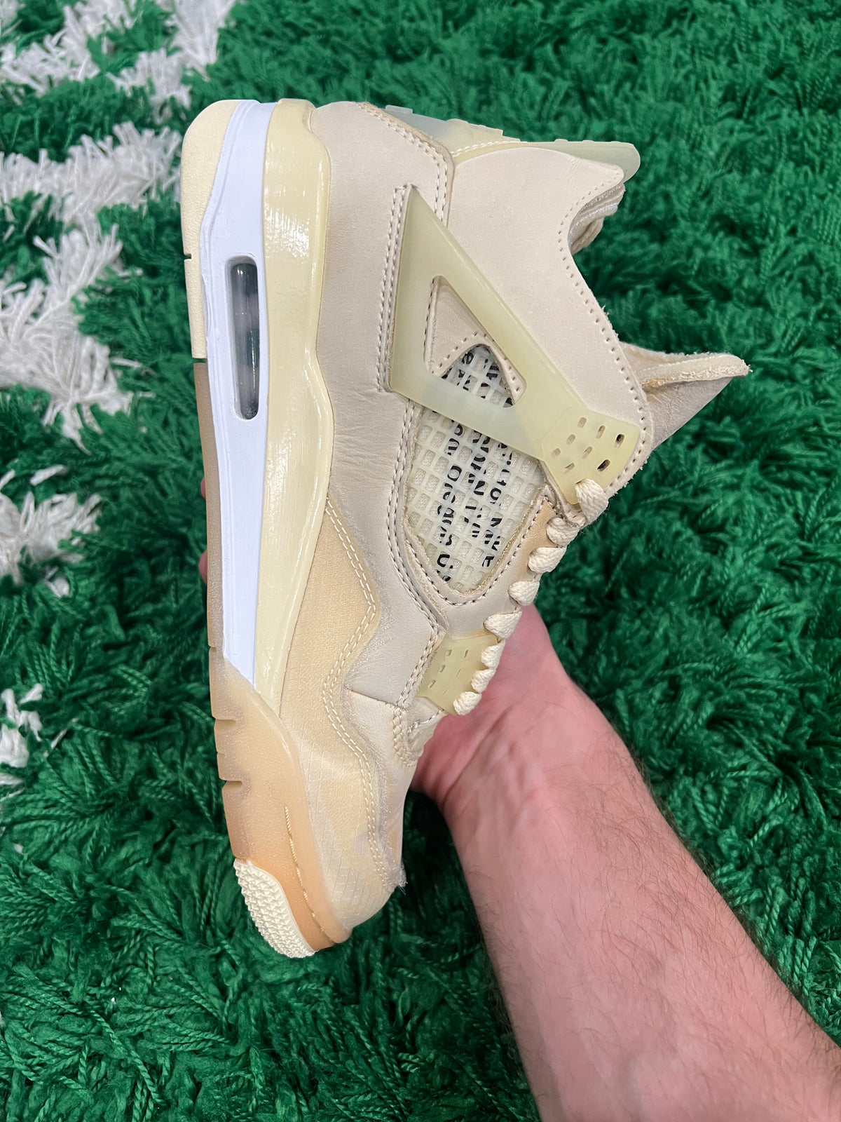 Jordan 4 Off-White Sail (Women's) (Preowned 4.5M/6W)