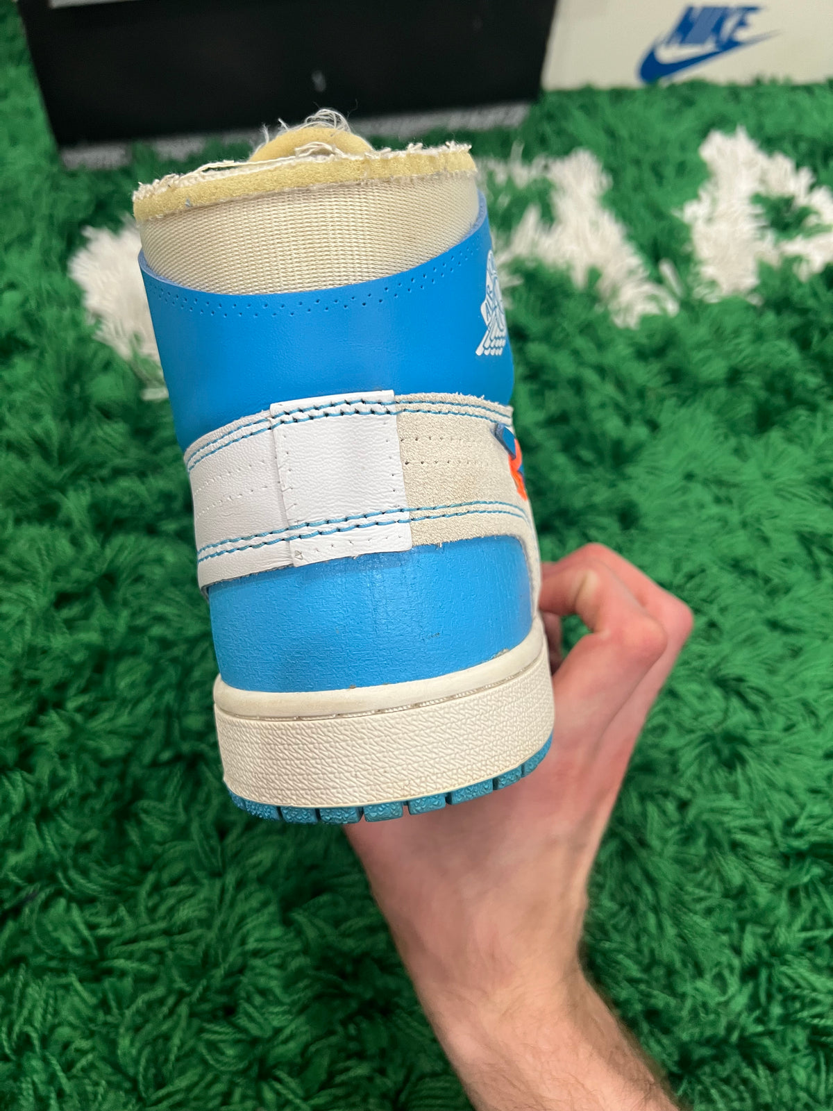 Jordan 1 High Off-White University Blue (Preowned 10.5M)