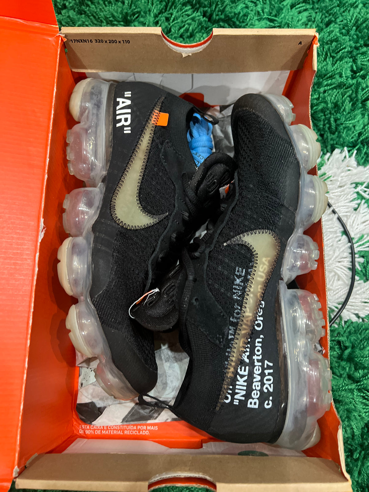 Nike Air VaporMax Off-White Black (2018) (Preowned 9.5M)