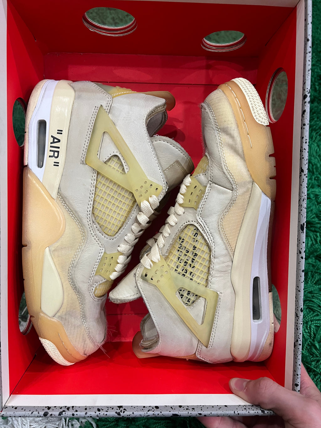 Jordan 4 Off-White Sail (Women's) (Preowned 7.5M/9W)