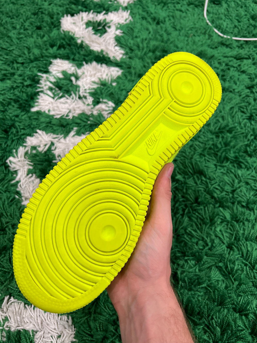 Nike Air Force 1 Low Off-White Volt (Preowned 10.5M)