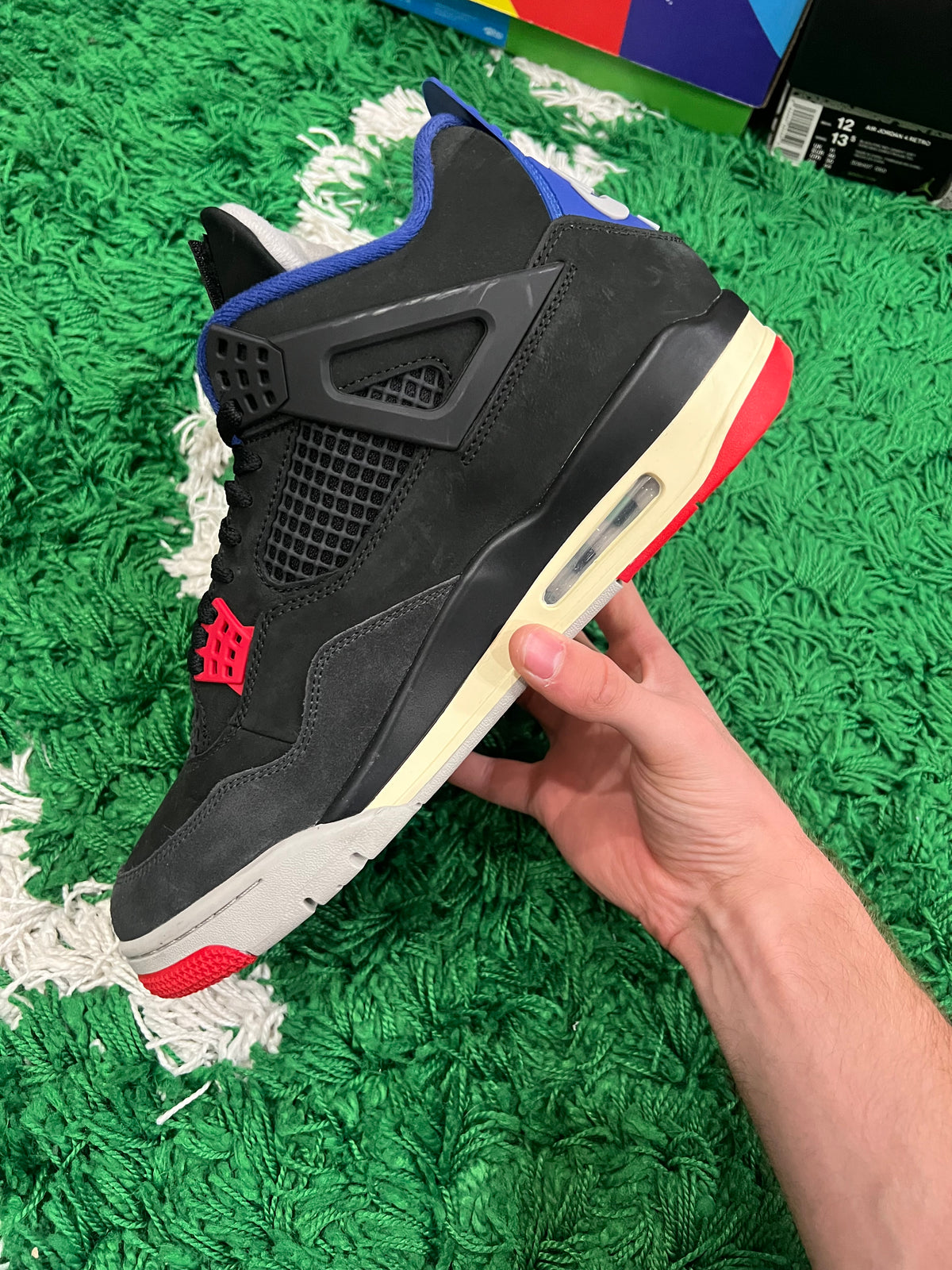 Jordan 4 Rare Air (White Lettering) (Preowned 12M)