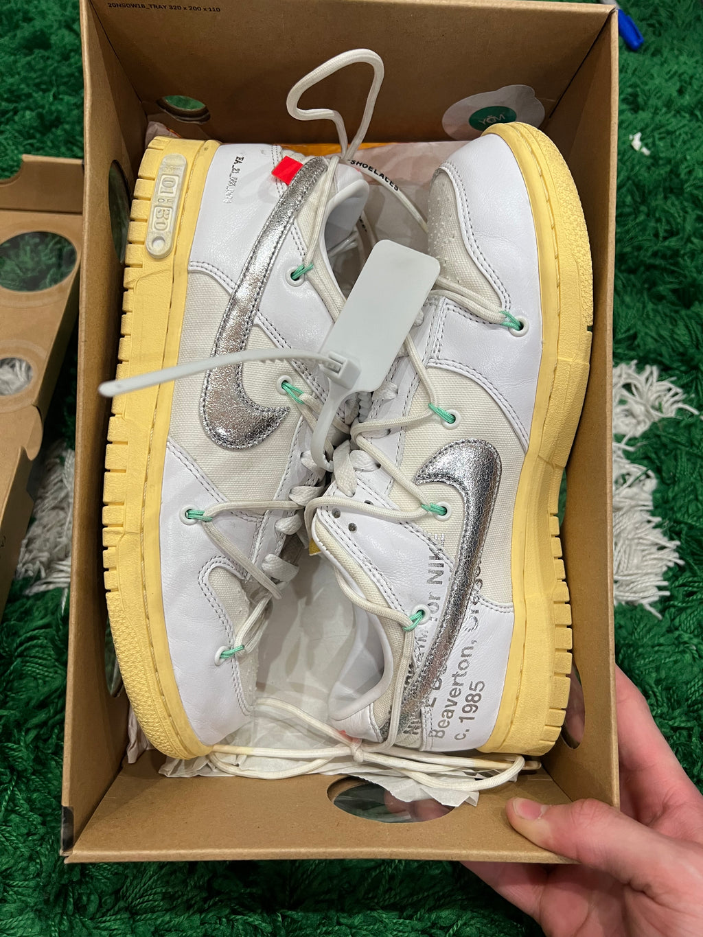 Nike Dunk Low Off-White Lot 1 (Preowned 8M)