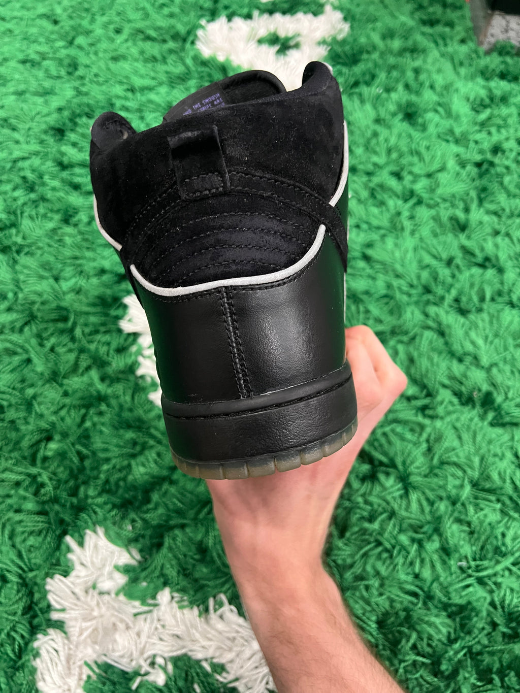 Nike SB Dunk High Black Purple Box (Preowned 13M)