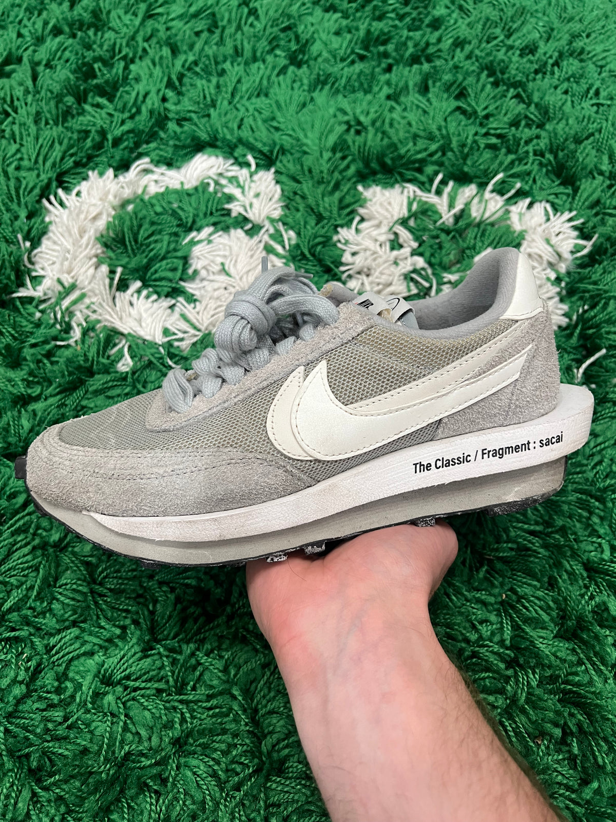 Nike LD Waffle SF sacai Fragment Grey (Preowned 7M)