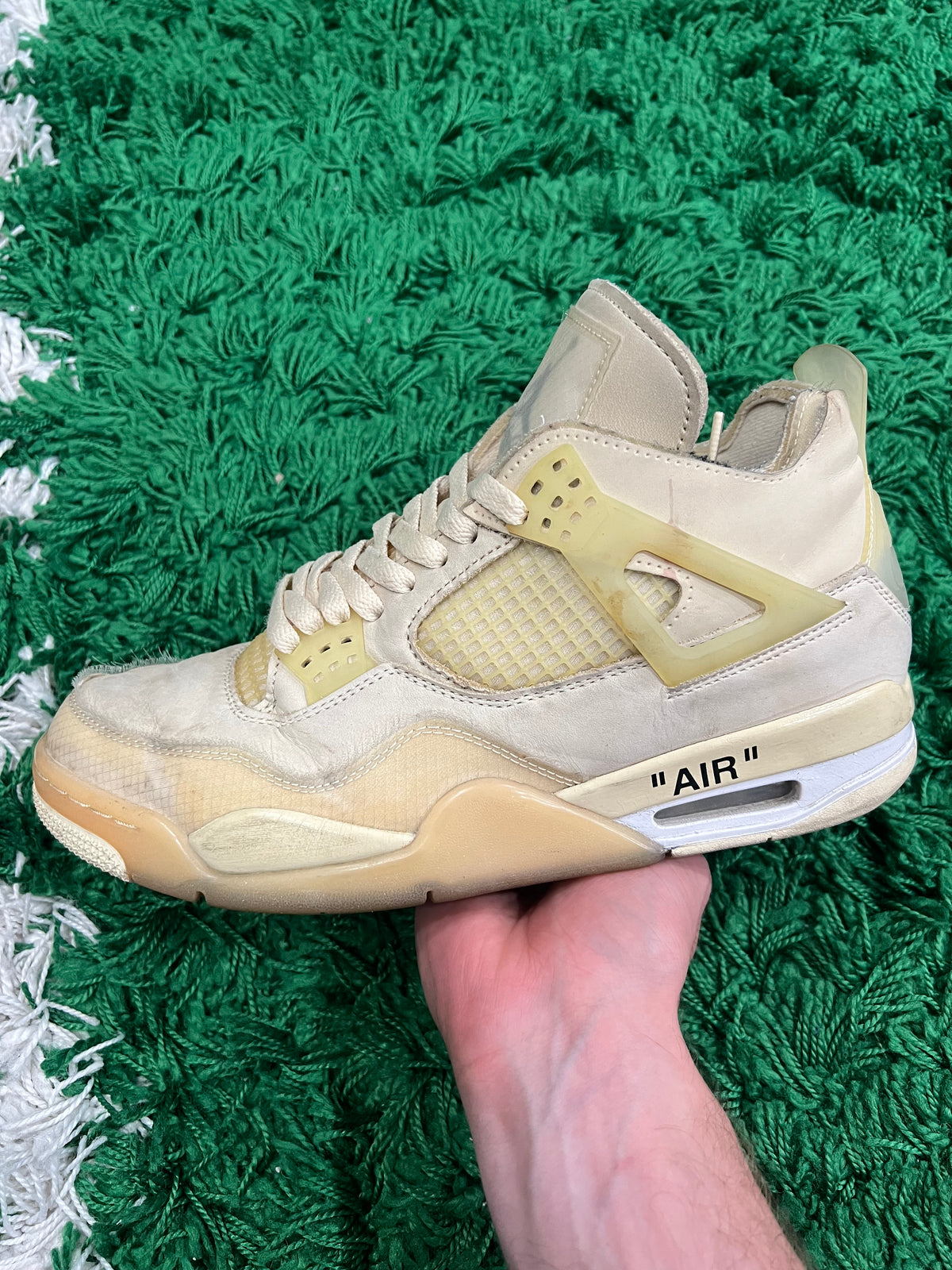 Jordan 4 Off-White Sail (Women's) (Preowned 9.5M/11W)