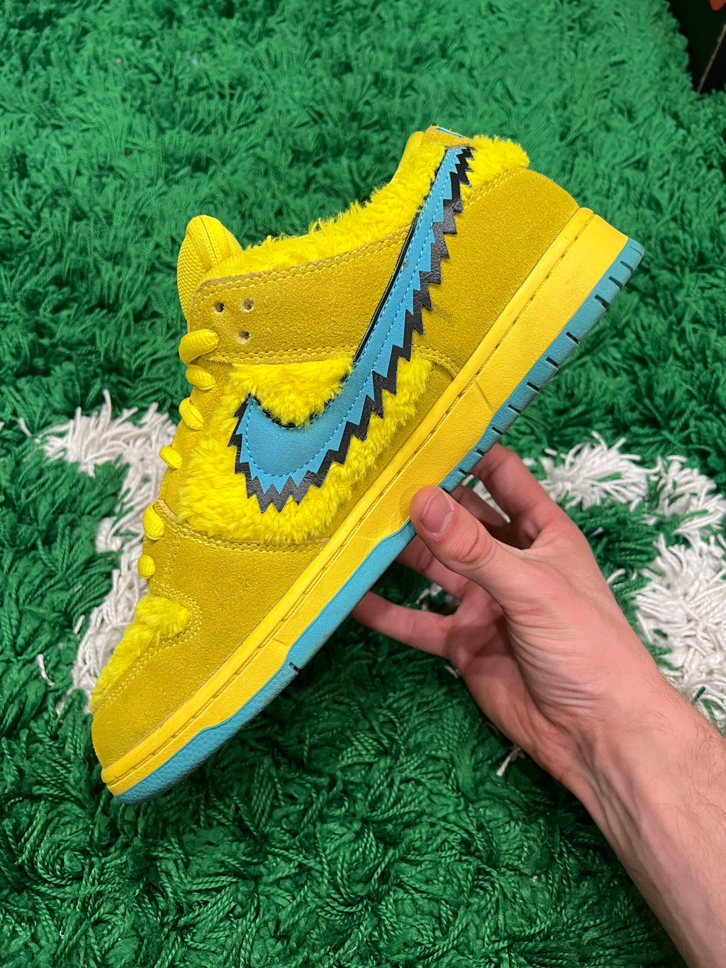 Nike SB Dunk Low Grateful Dead Bears Opti Yellow (Preowned 10.5M)