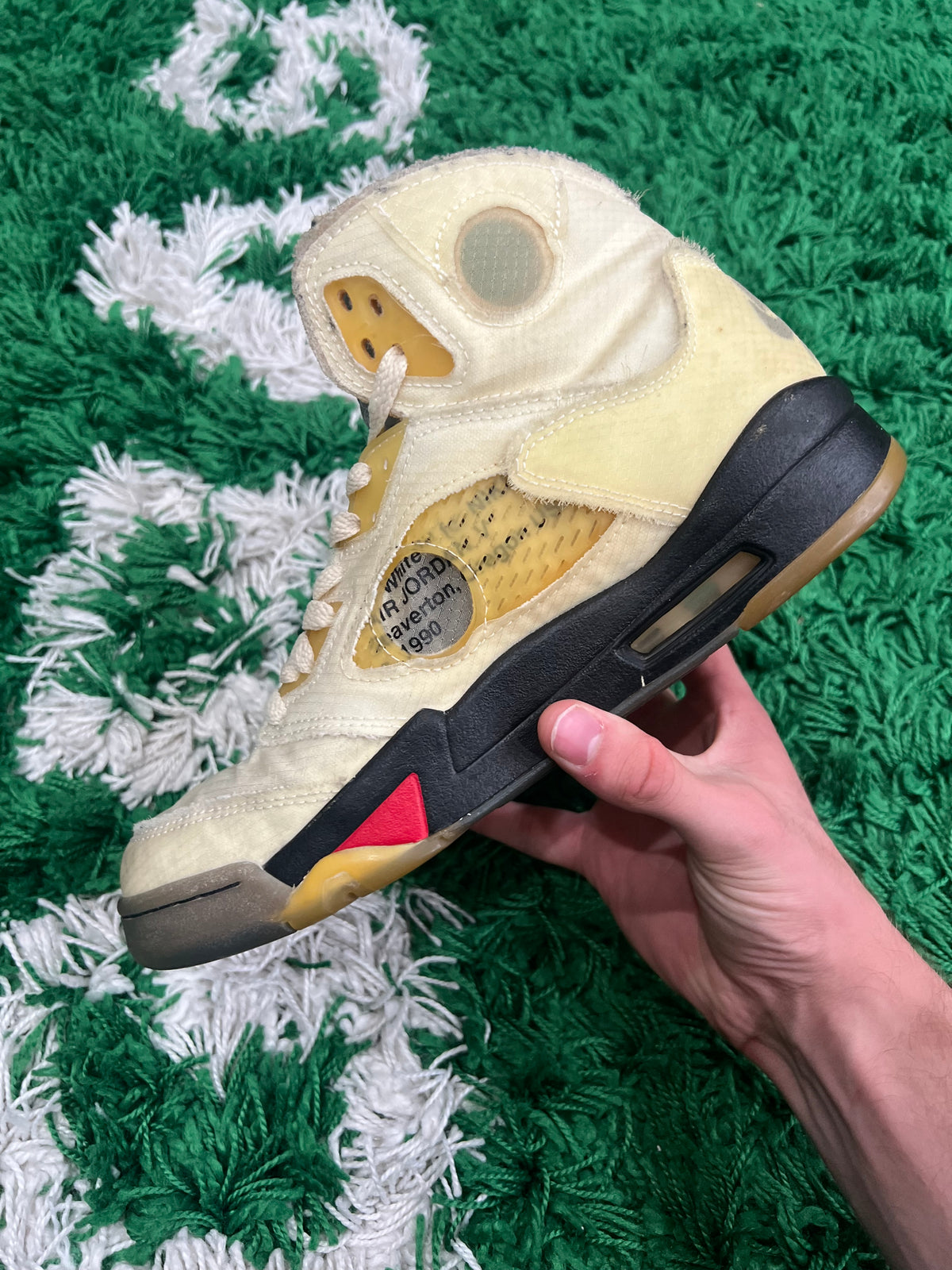 Jordan 5 Off-White Sail (Preowned 8M)