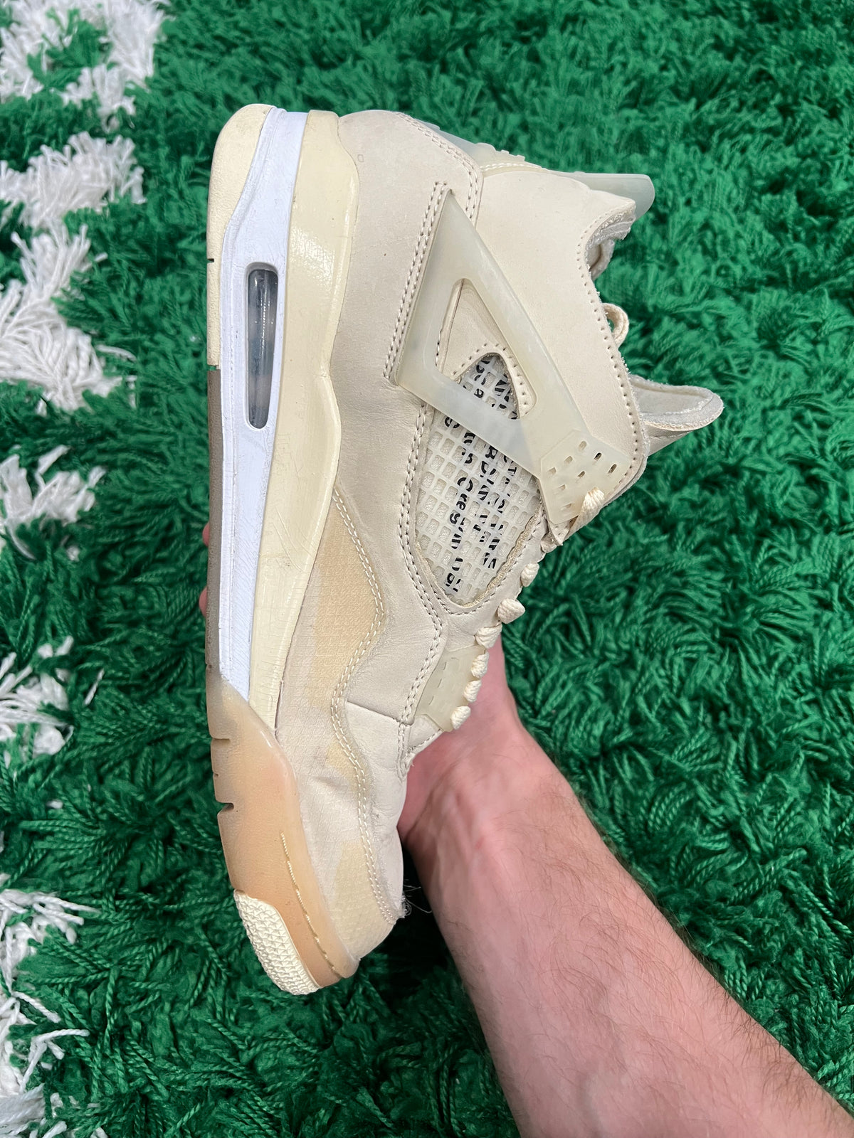 Jordan 4 Off-White Sail (Women's) (Preowned 8M/9.5W)