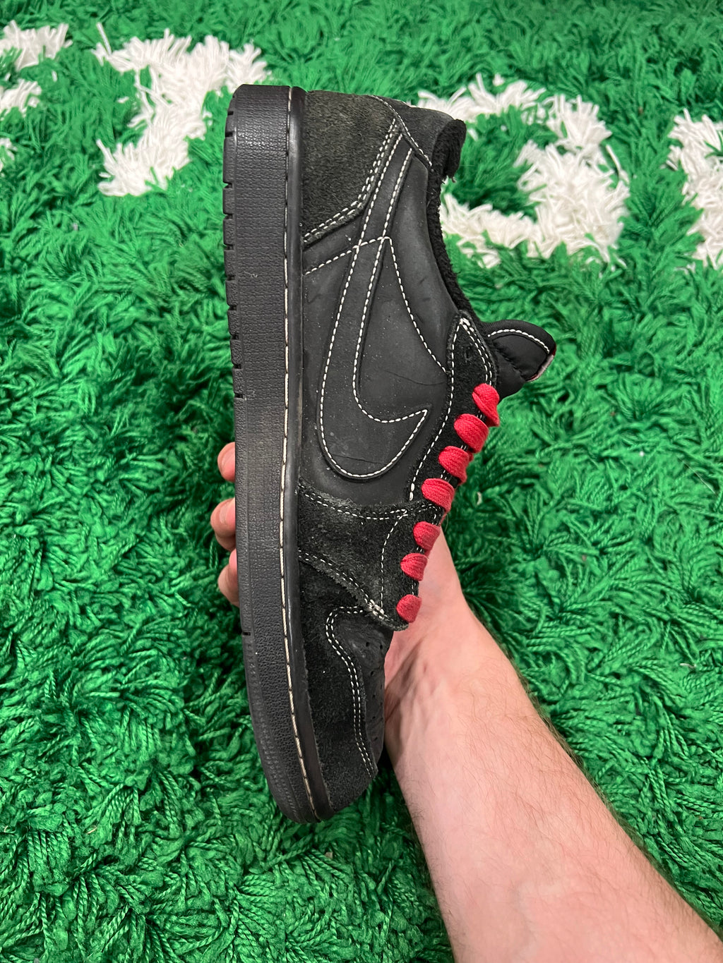 Jordan 1 Low Travis Scott Black Phantom (Pre-Owned Size 9.5M)
