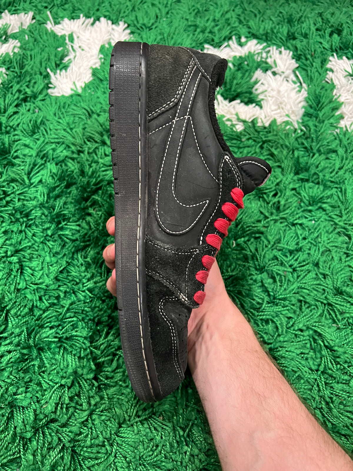 Jordan 1 Low Travis Scott Black Phantom (Pre-Owned Size 9.5M)