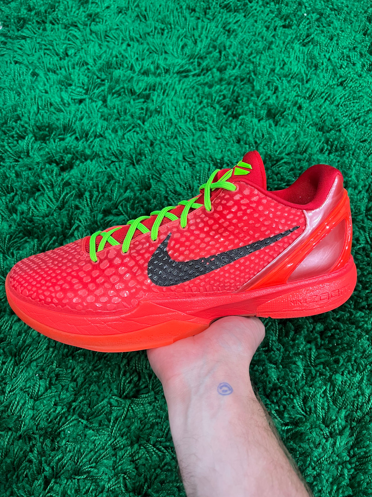 Nike Kobe 6 Protro Reverse Grinch (Pre-Owned Size 12M)