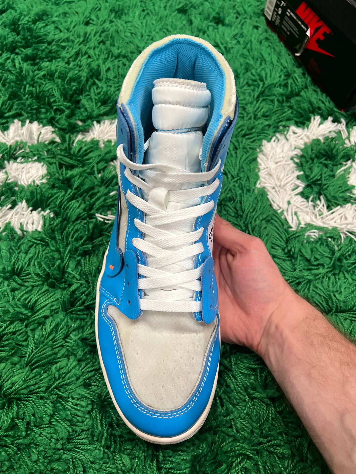 Jordan 1 High Off-White University Blue (Preowned 12M)