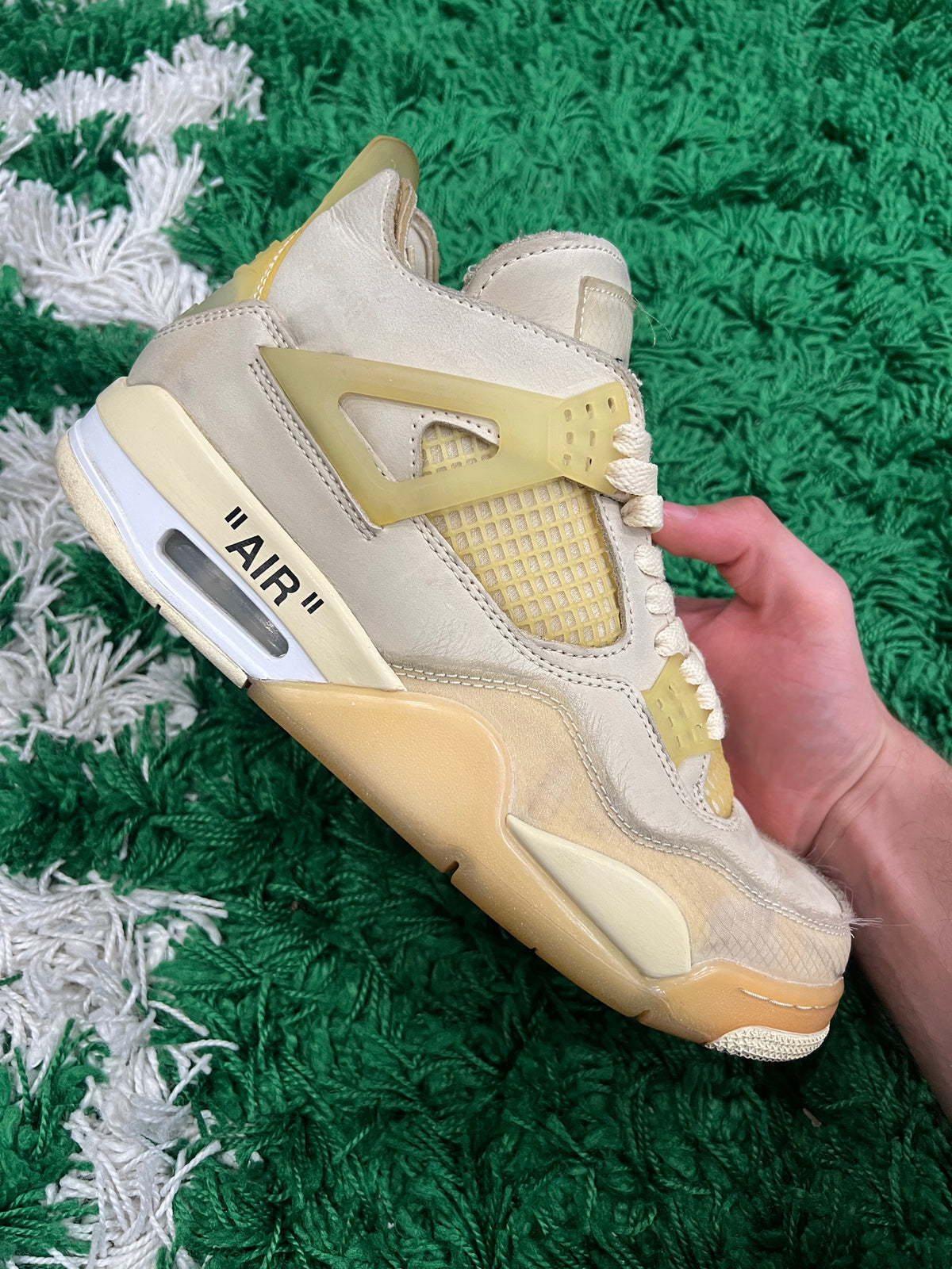 Jordan 4 Off-White Sail (Women's) (Preowned 7.5M/9W)