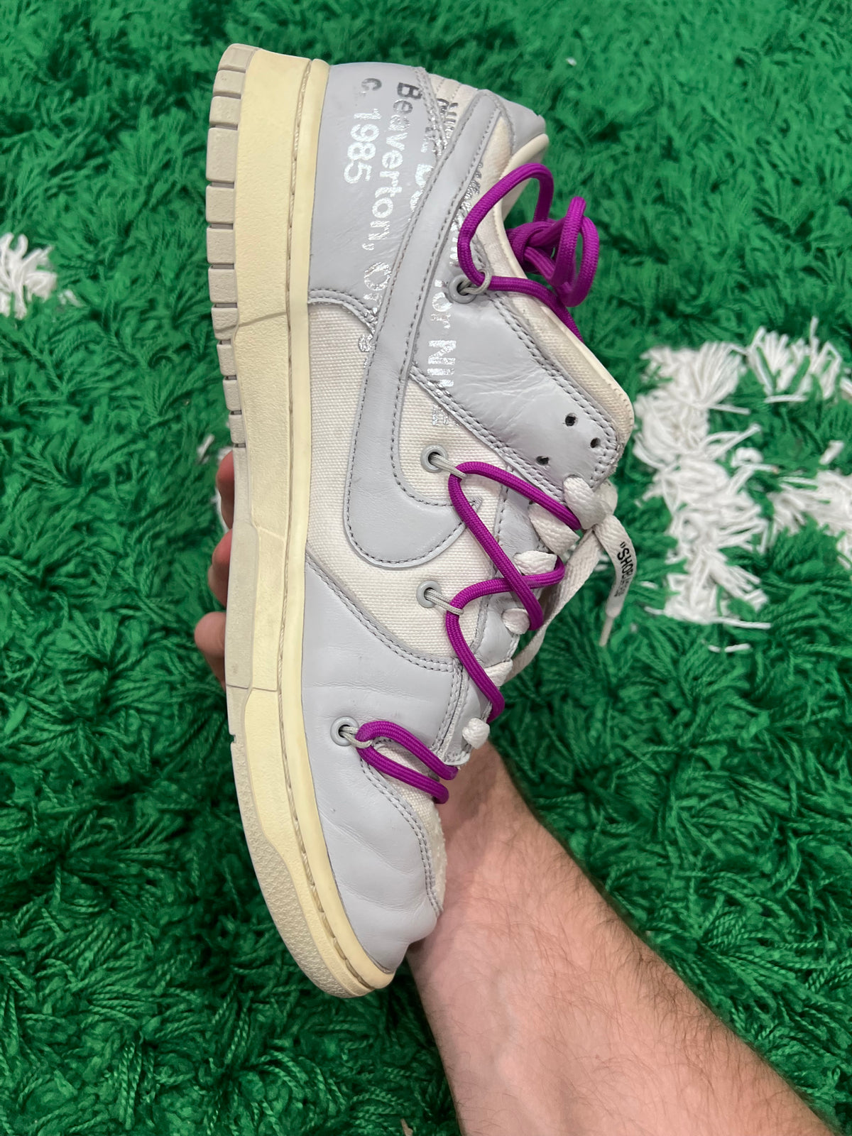 Nike Dunk Low Off-White Lot 28 (Preowned 10M)