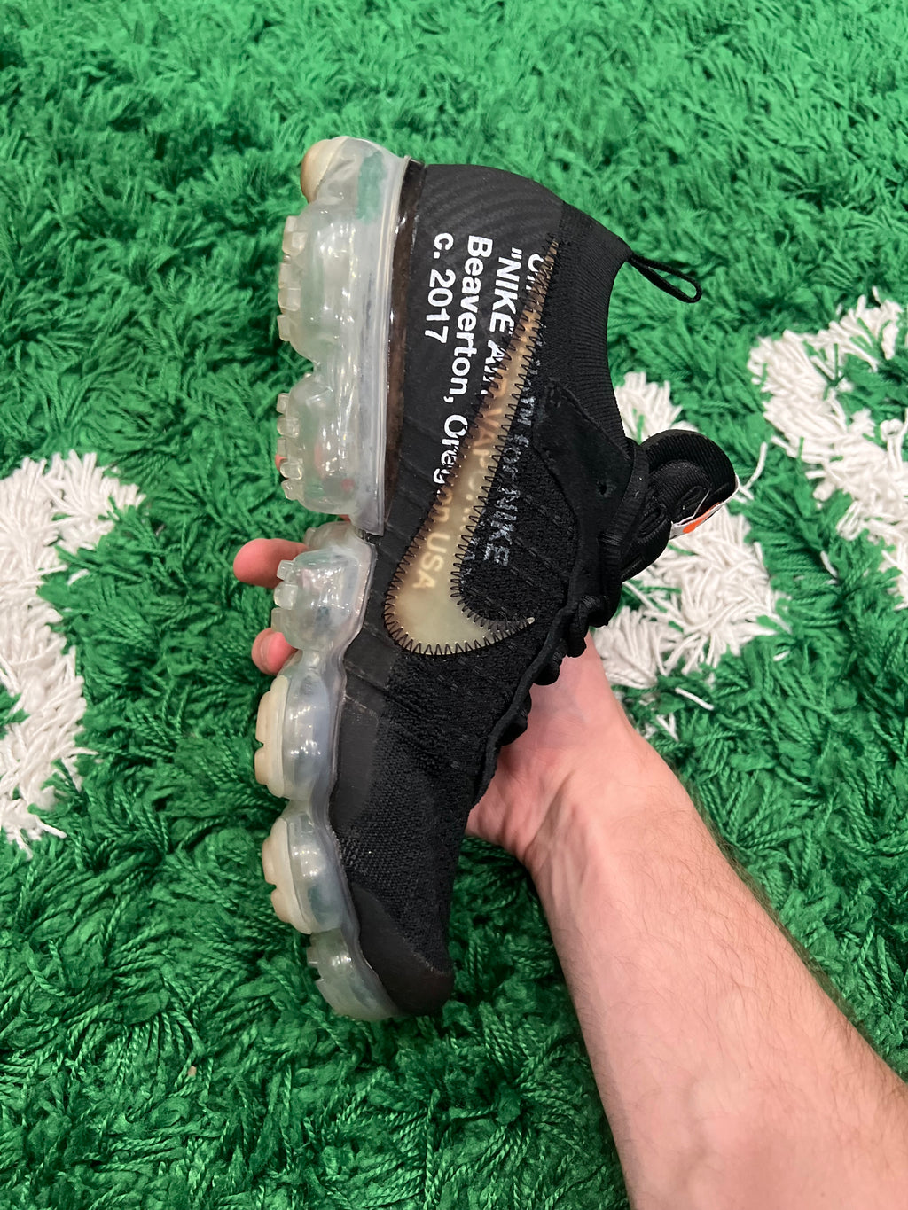 Nike Air VaporMax Off-White Black (2018) (Preowned 9.5M)