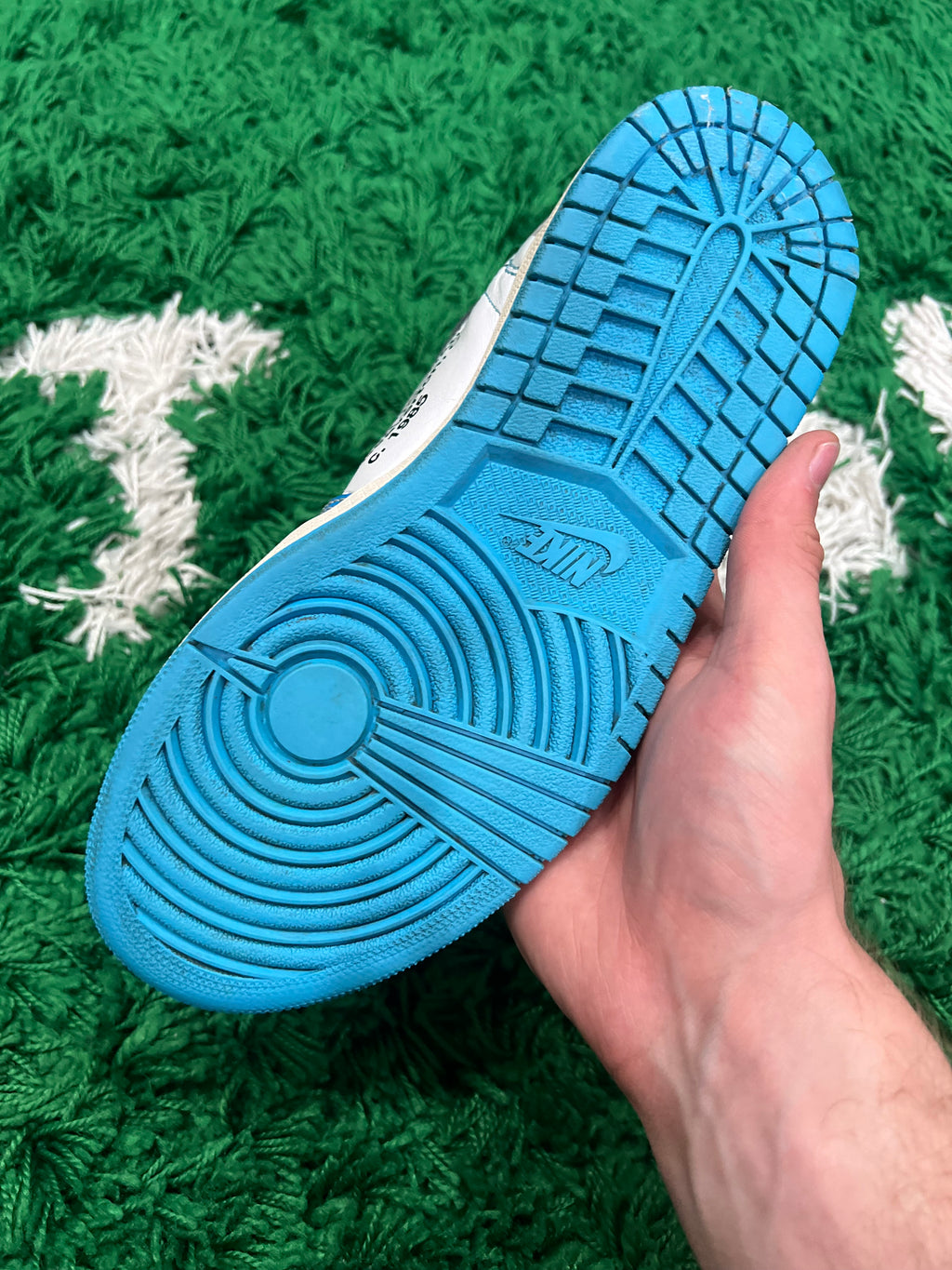 Jordan 1 High Off-White University Blue (Preowned 6M)