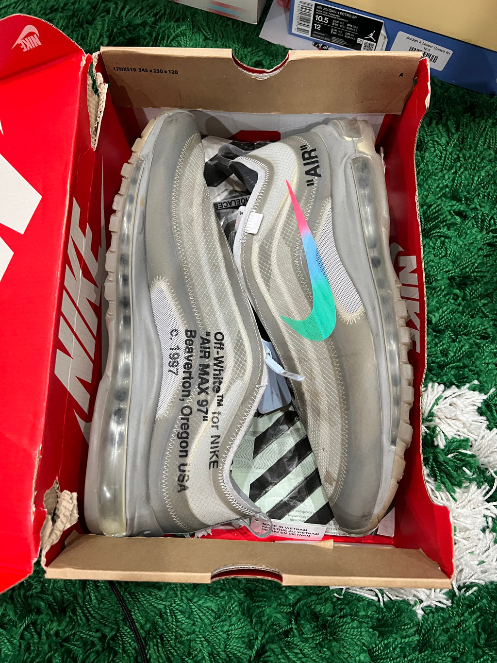 Nike Air Max 97 Off-White Menta (Preowned 13M)