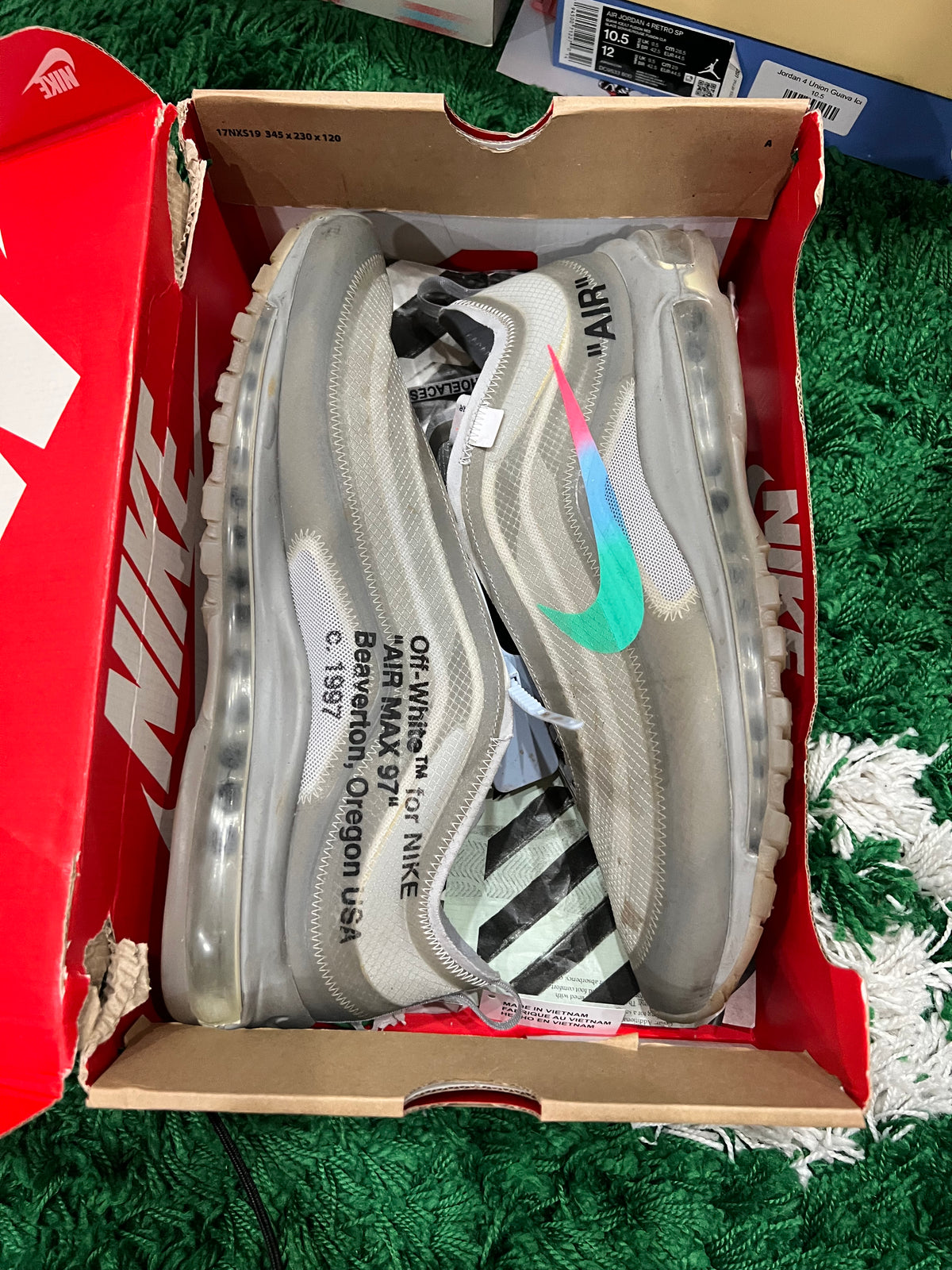 Nike Air Max 97 Off-White Menta (Preowned 13M)