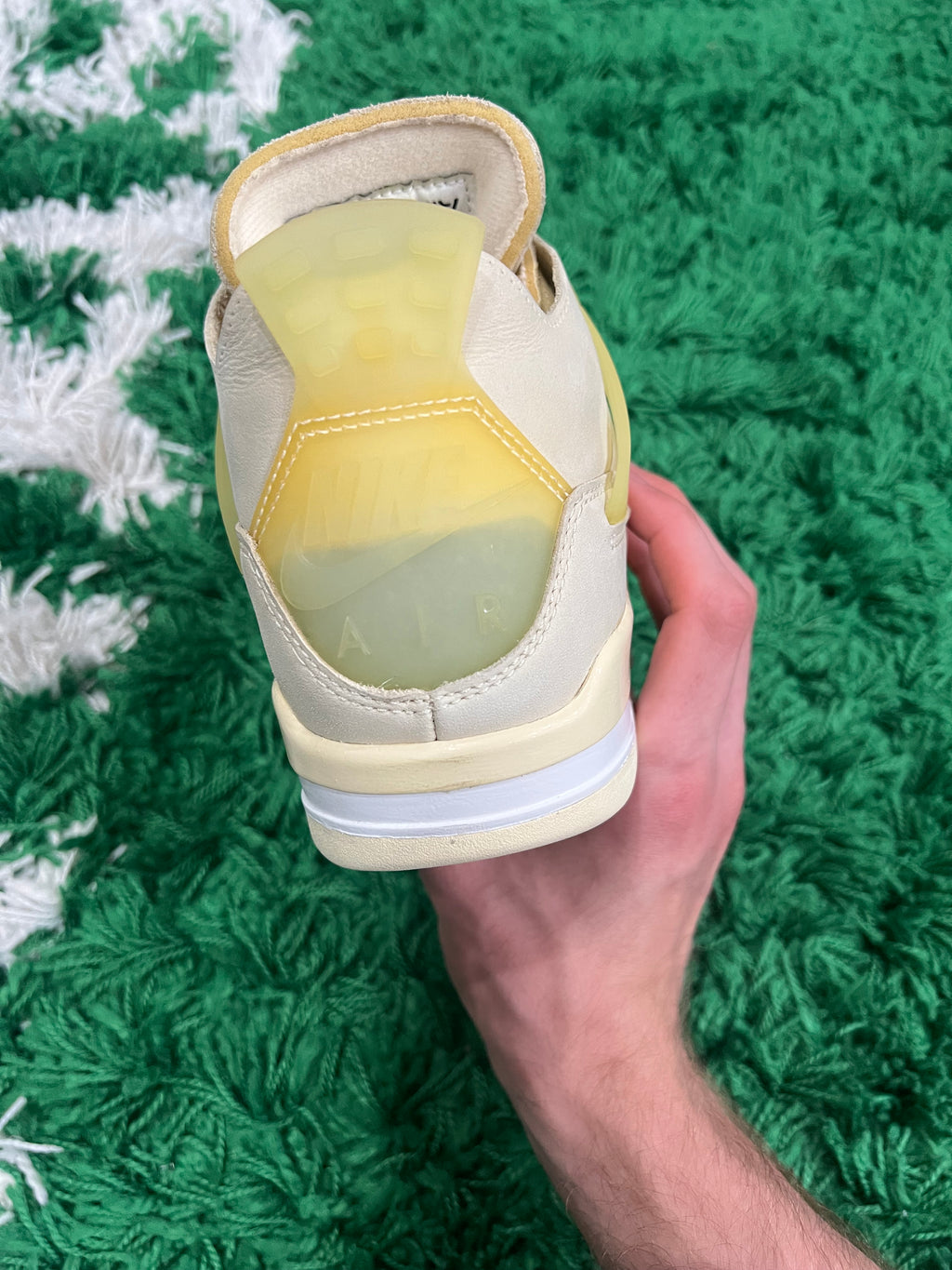 Jordan 4 Off-White Sail (Women's) (Preowned 5M/6.5W)