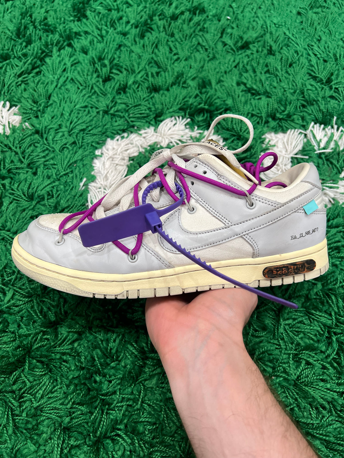 Nike Dunk Low Off-White Lot 28 (Preowned 10M)