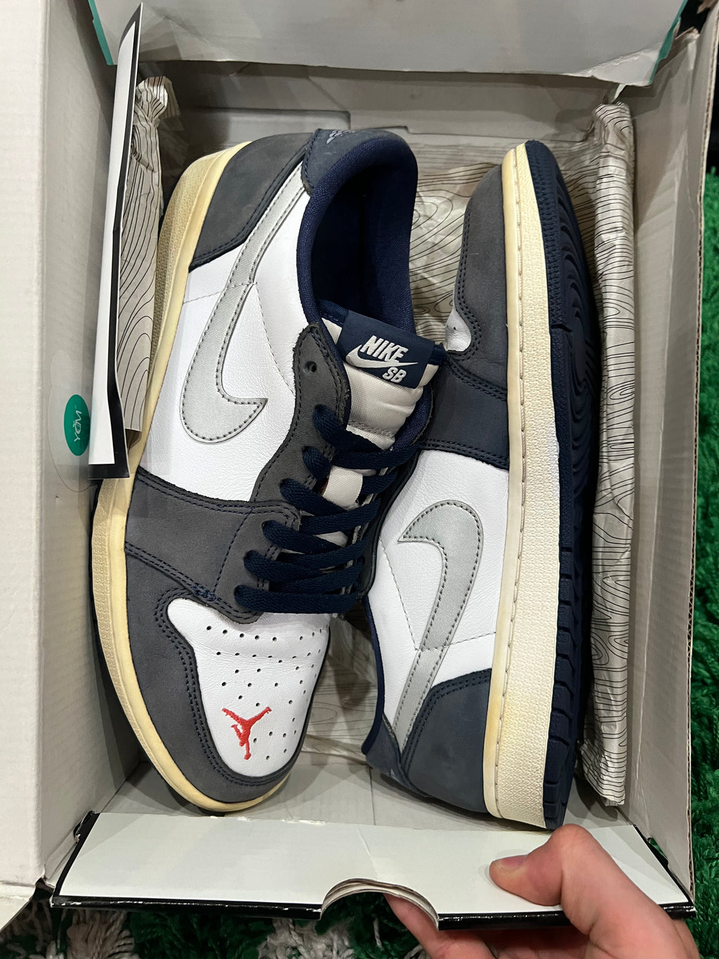 Jordan 1 Low SB Midnight Navy (Pre-Owned 9M)