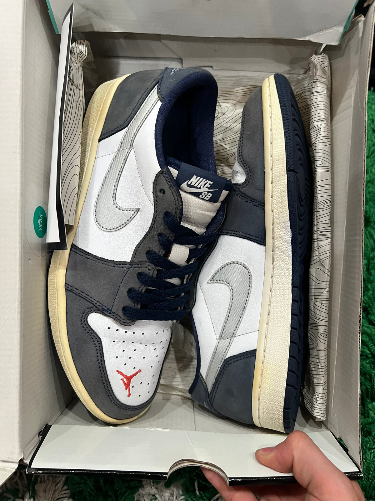 Jordan 1 Low SB Midnight Navy (Pre-Owned 9M)