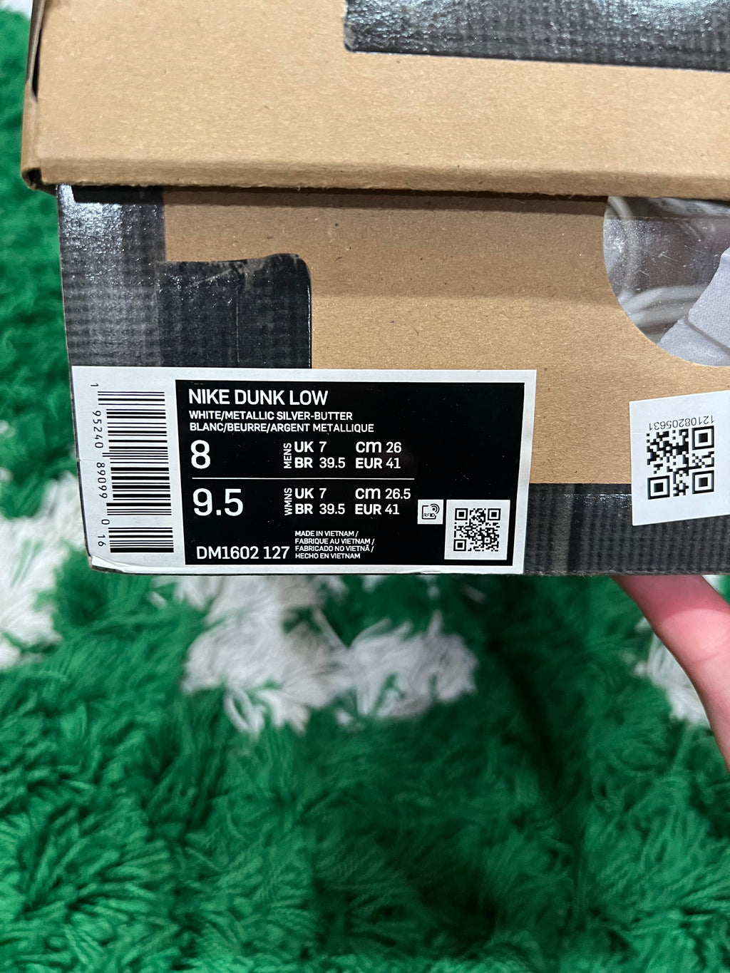 Nike Dunk Low Off-White Lot 1 (Preowned 8M)