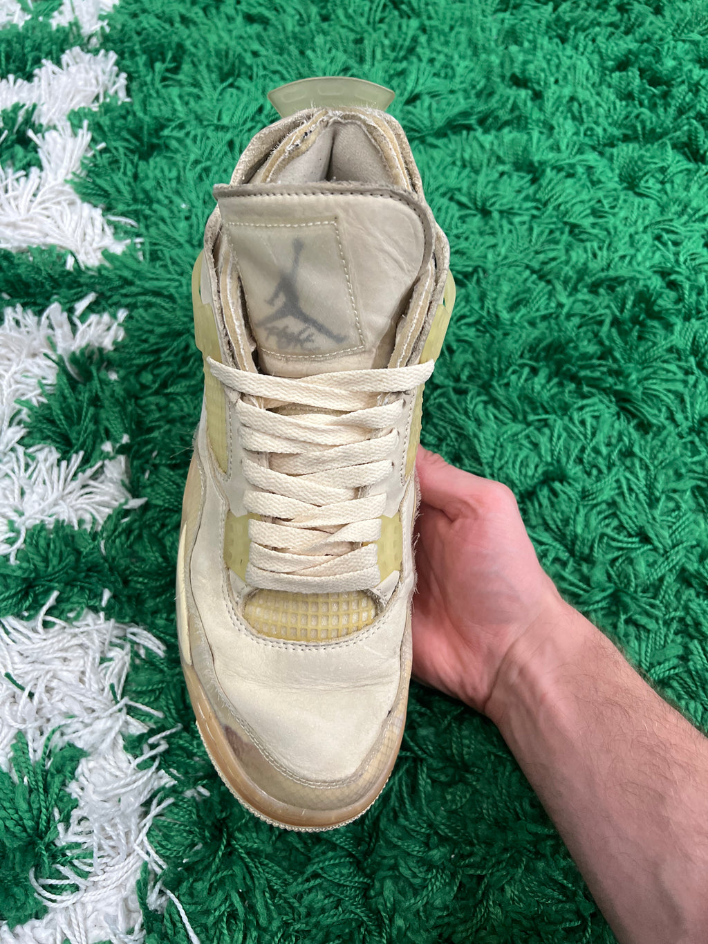 Jordan 4 Off-White Sail (Women's) (Preowned 9.5M/11W)