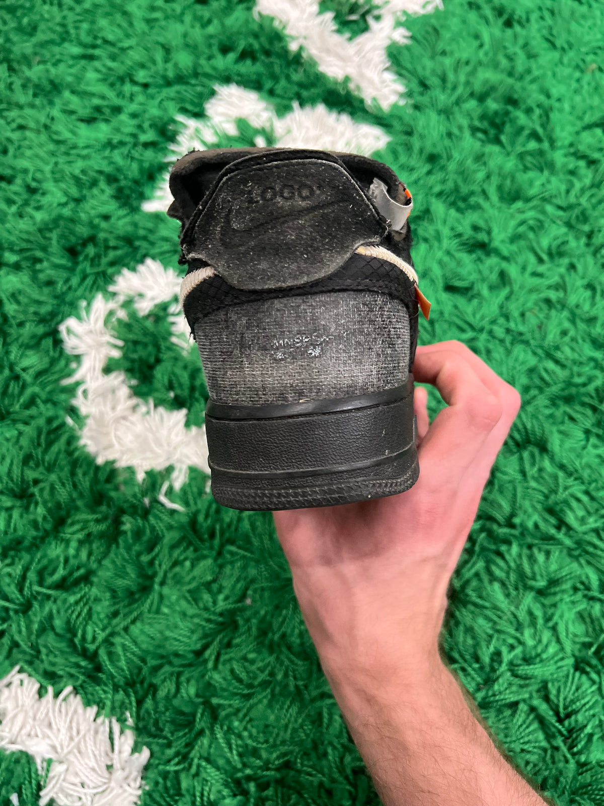 Nike Air Force 1 Low Off-White Black White (Preowned 9M)